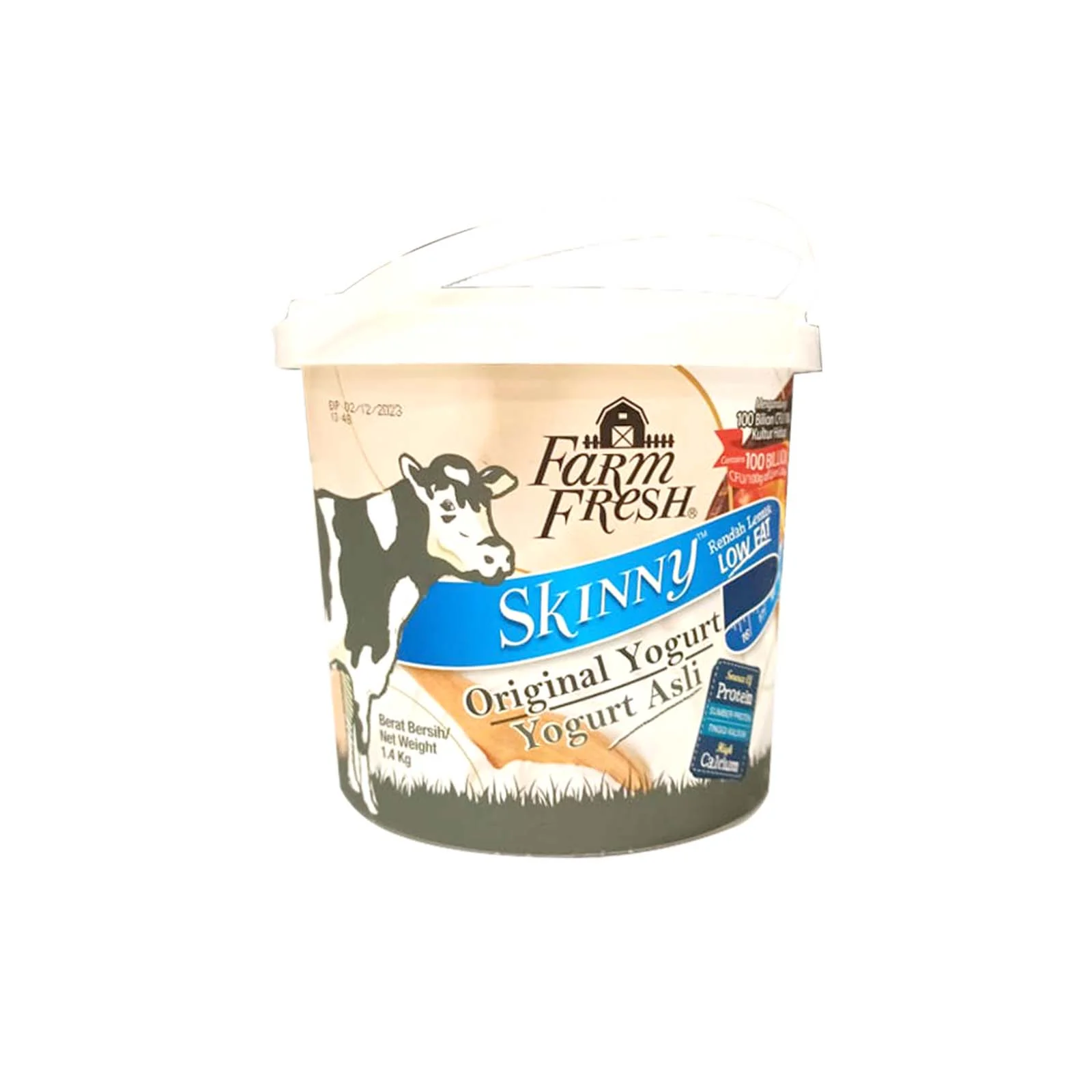 Farm Fresh Skinny Low Fat Yoghurt 1.4kg - Image 2