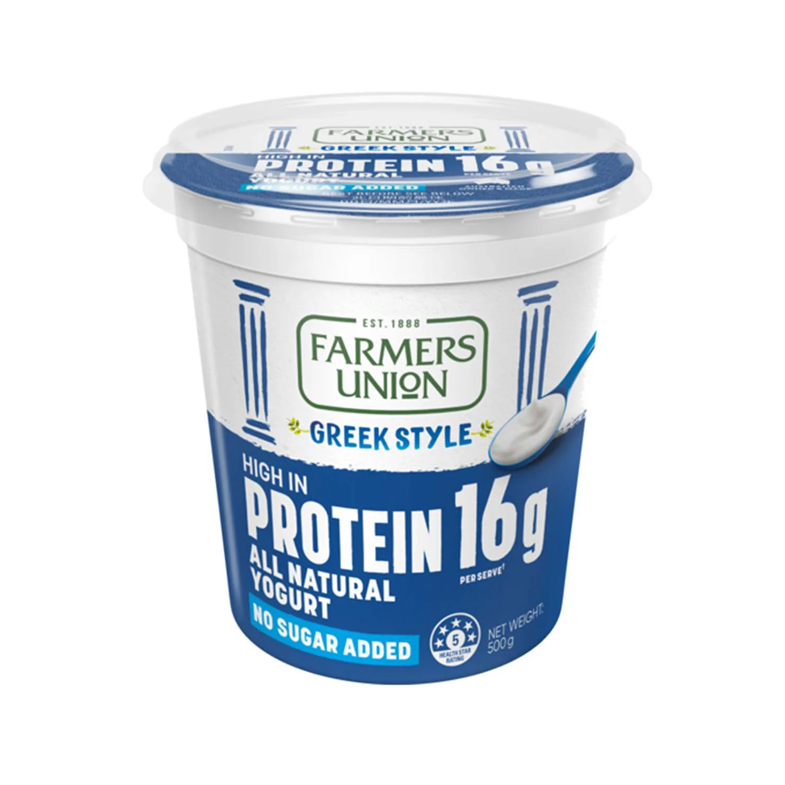 Farmers Union Greek Style High Protein Yogurt 500g - Image 2