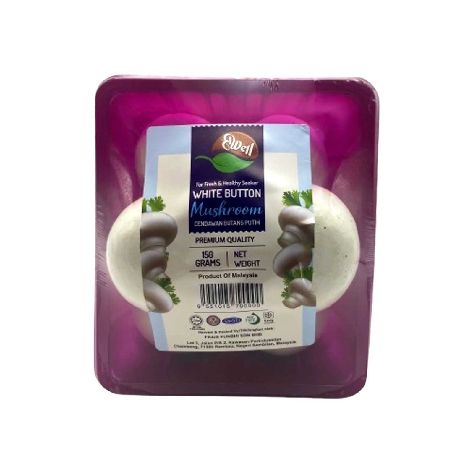 Frais Funghi Mushroom White  Button (Malaysia) 150g - Image 2