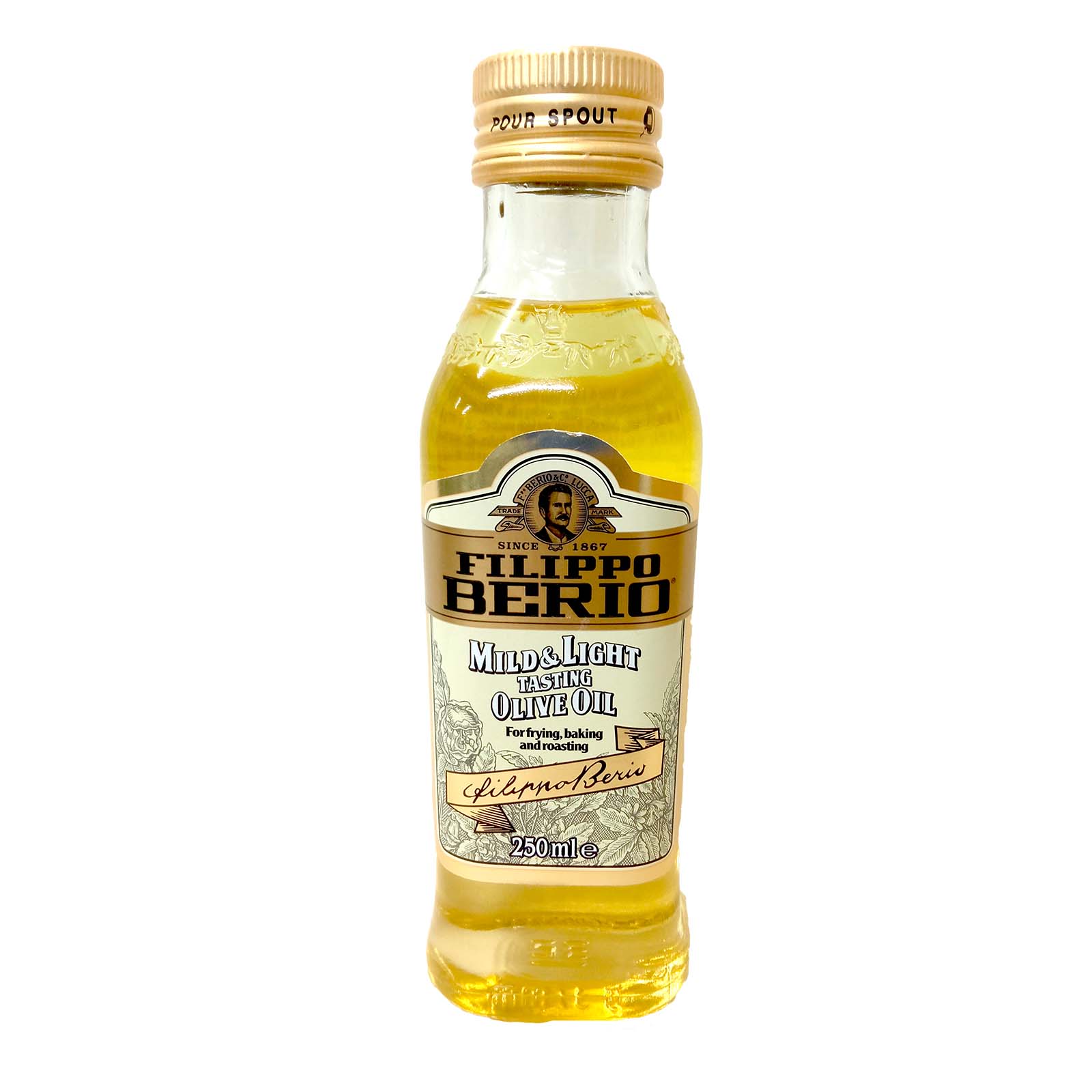 Filippo Berio Mild and Light Tasting Olive Oil 250g - Image 2