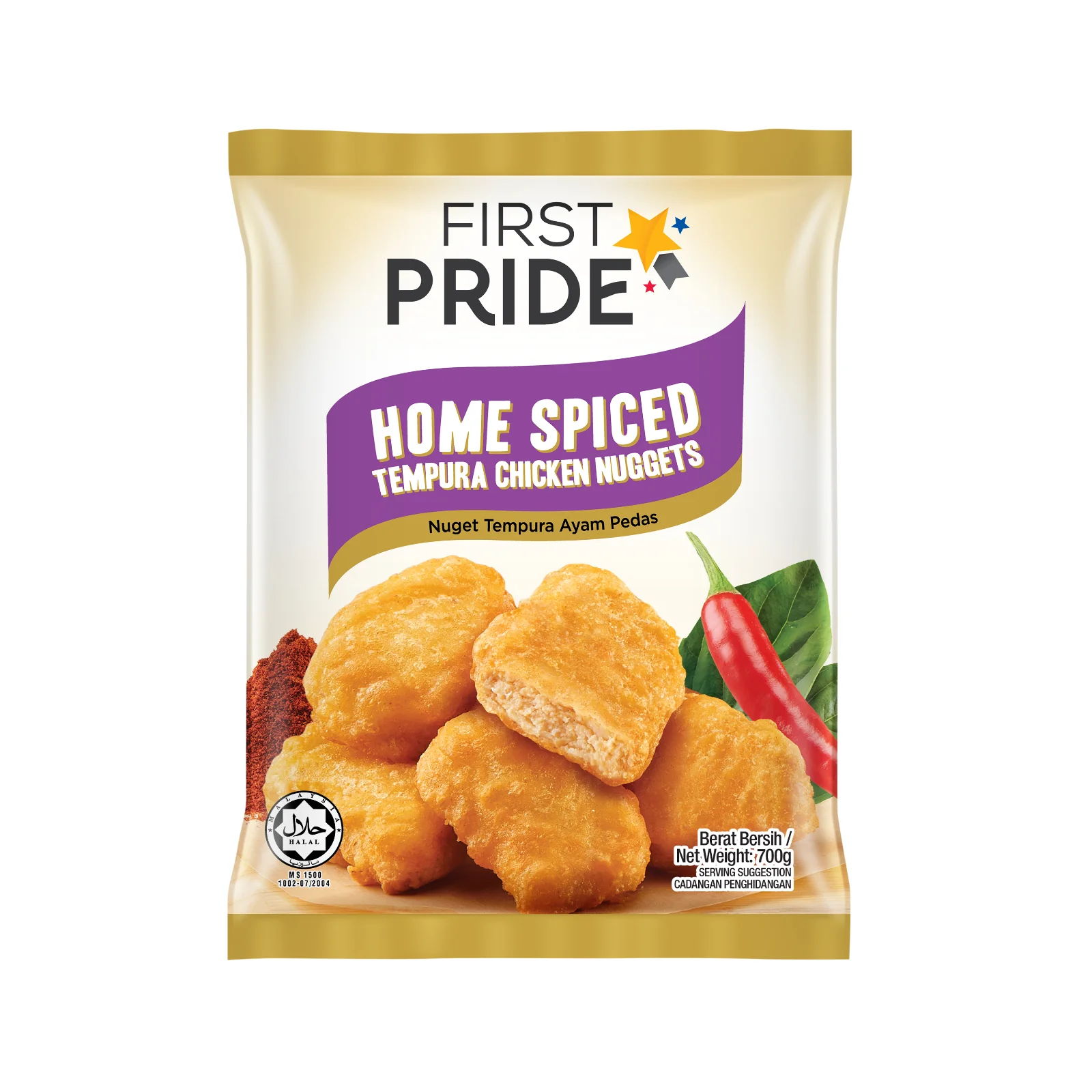 First Pride Home and Spiced Chicken Nugget 700g