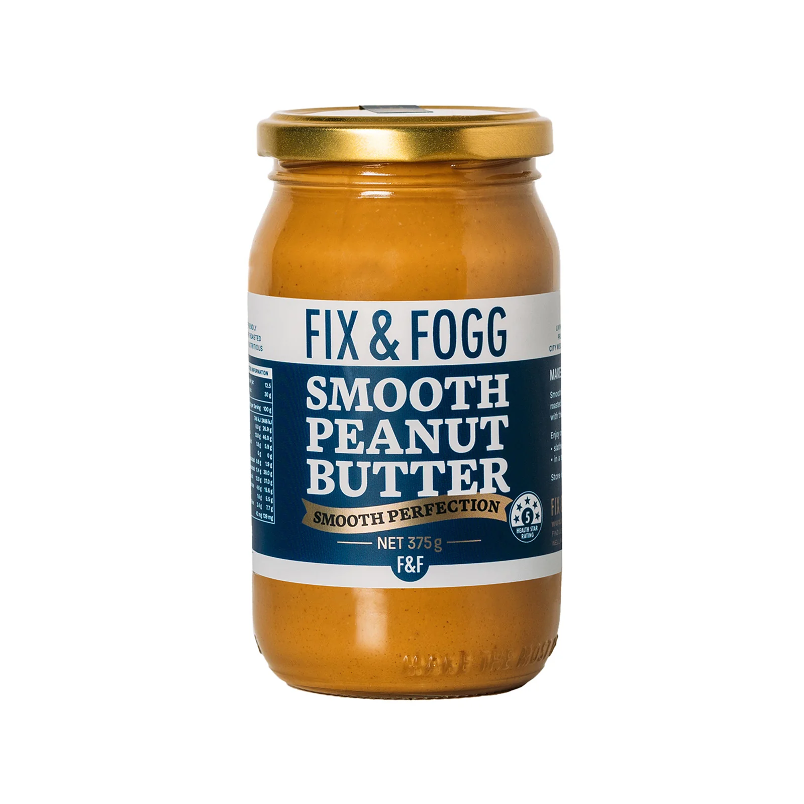Fix & Fogg Smooth Peanut Butter Spread 375g - Image 2