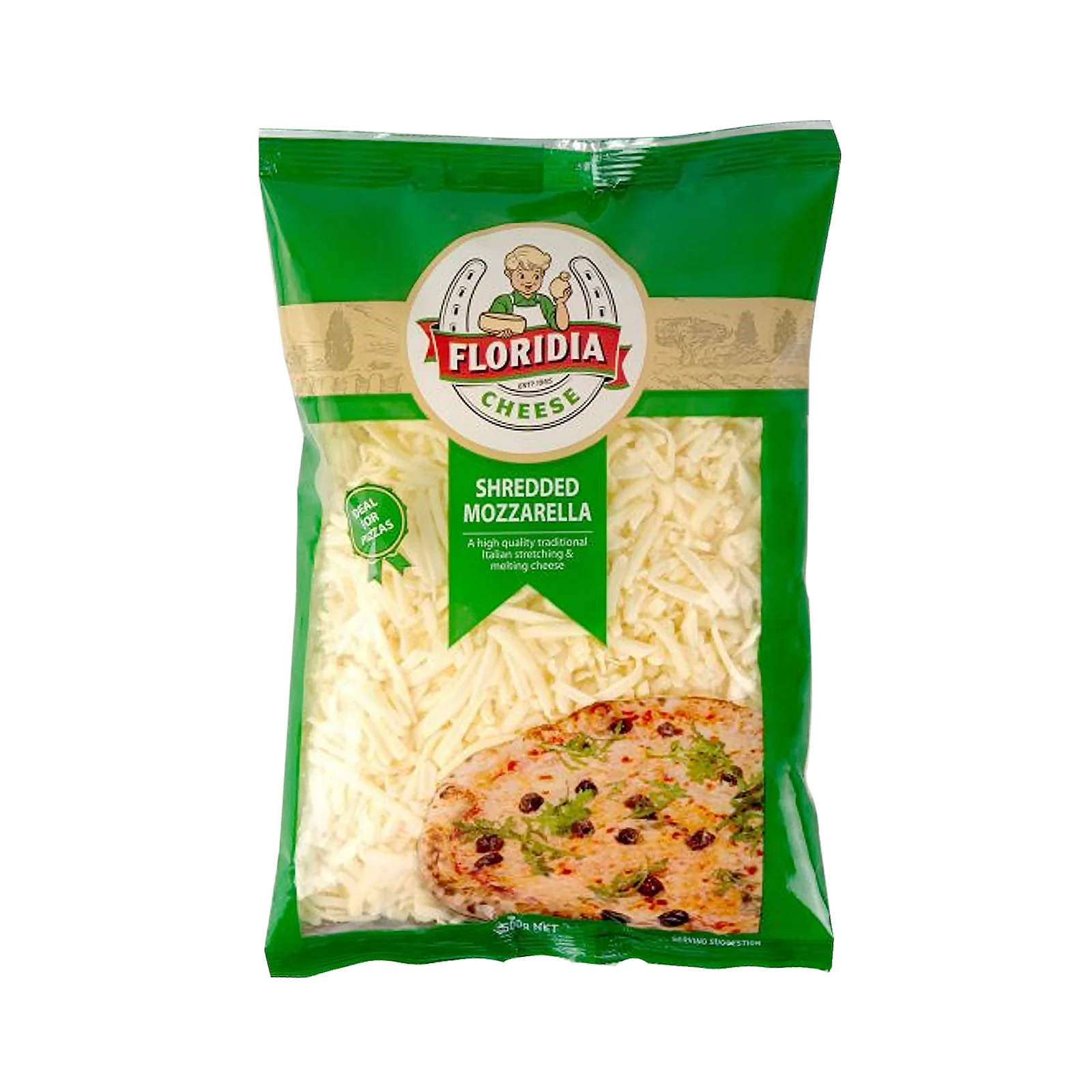 Floridia Freshly Shredded Mozzarella Cheese 200g - Image 2