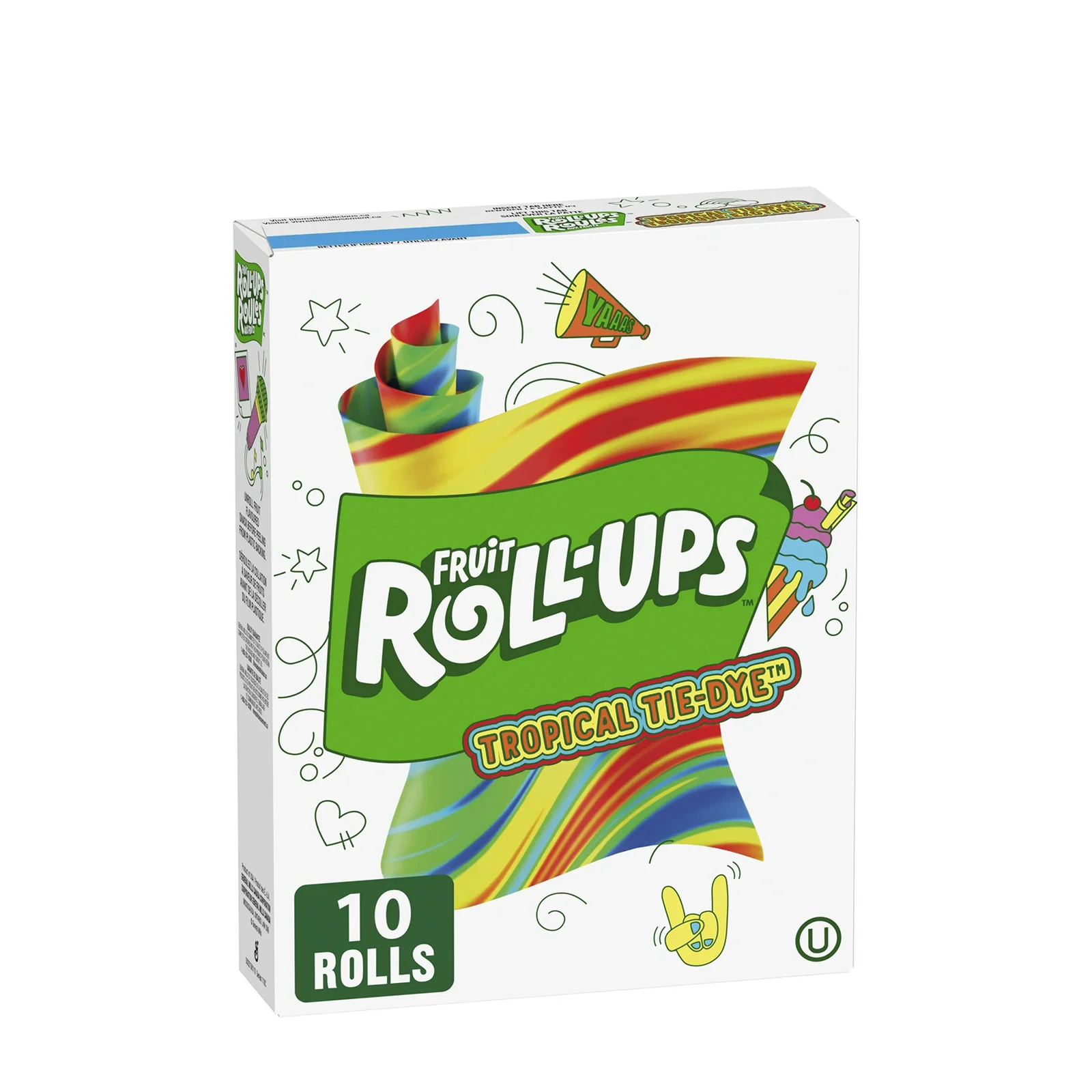 Fruit Roll-Ups Tropical Tie Dye Snack 142g - Image 2