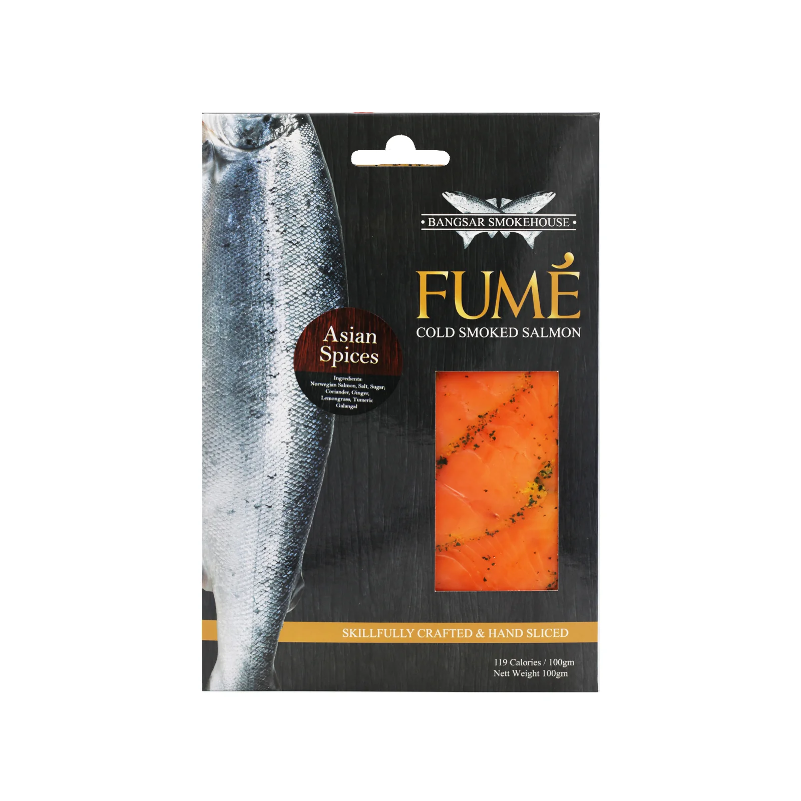Fume Asian Smoked Salmon 100g - Image 2