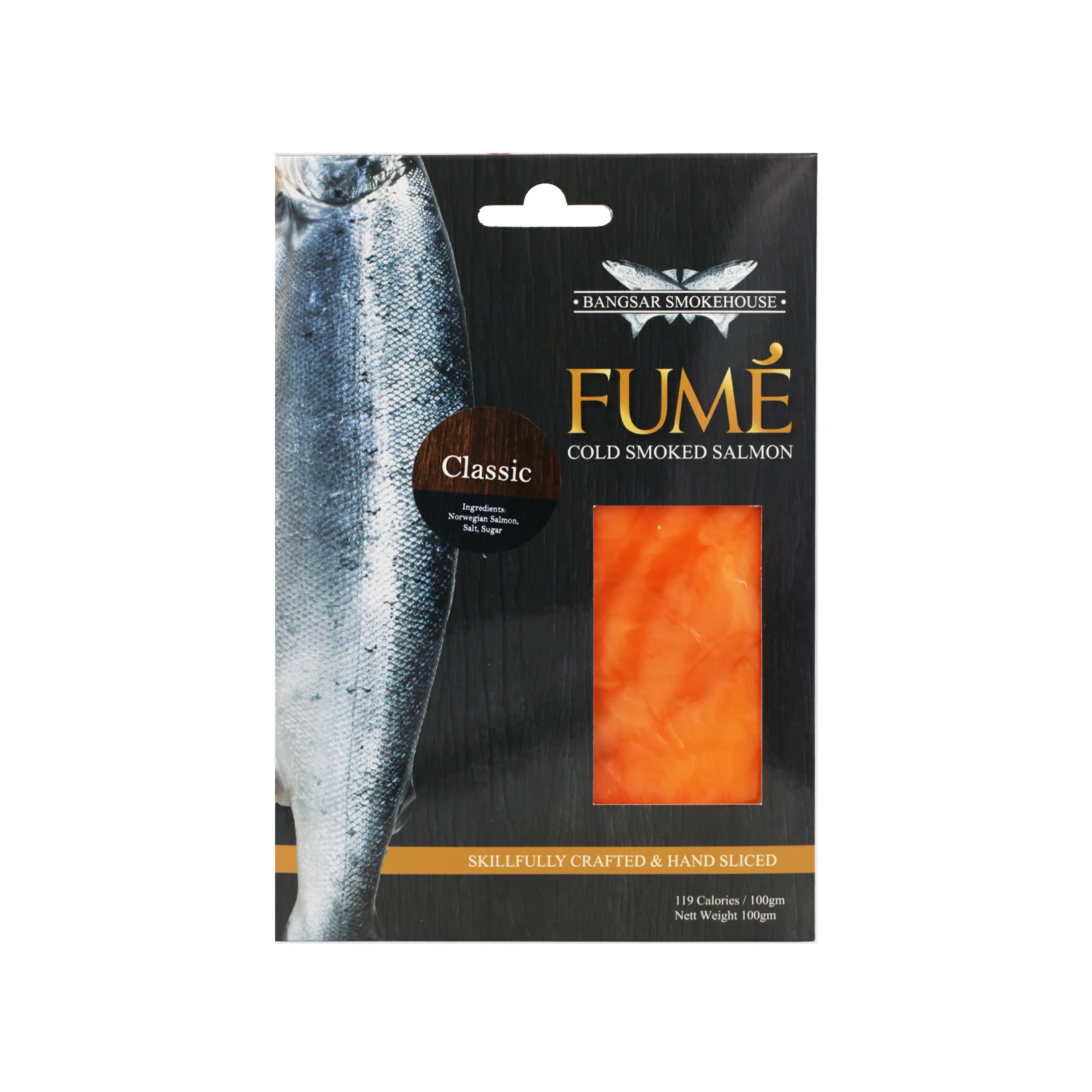Fume Classic Smoked Salmon 100g - Image 2