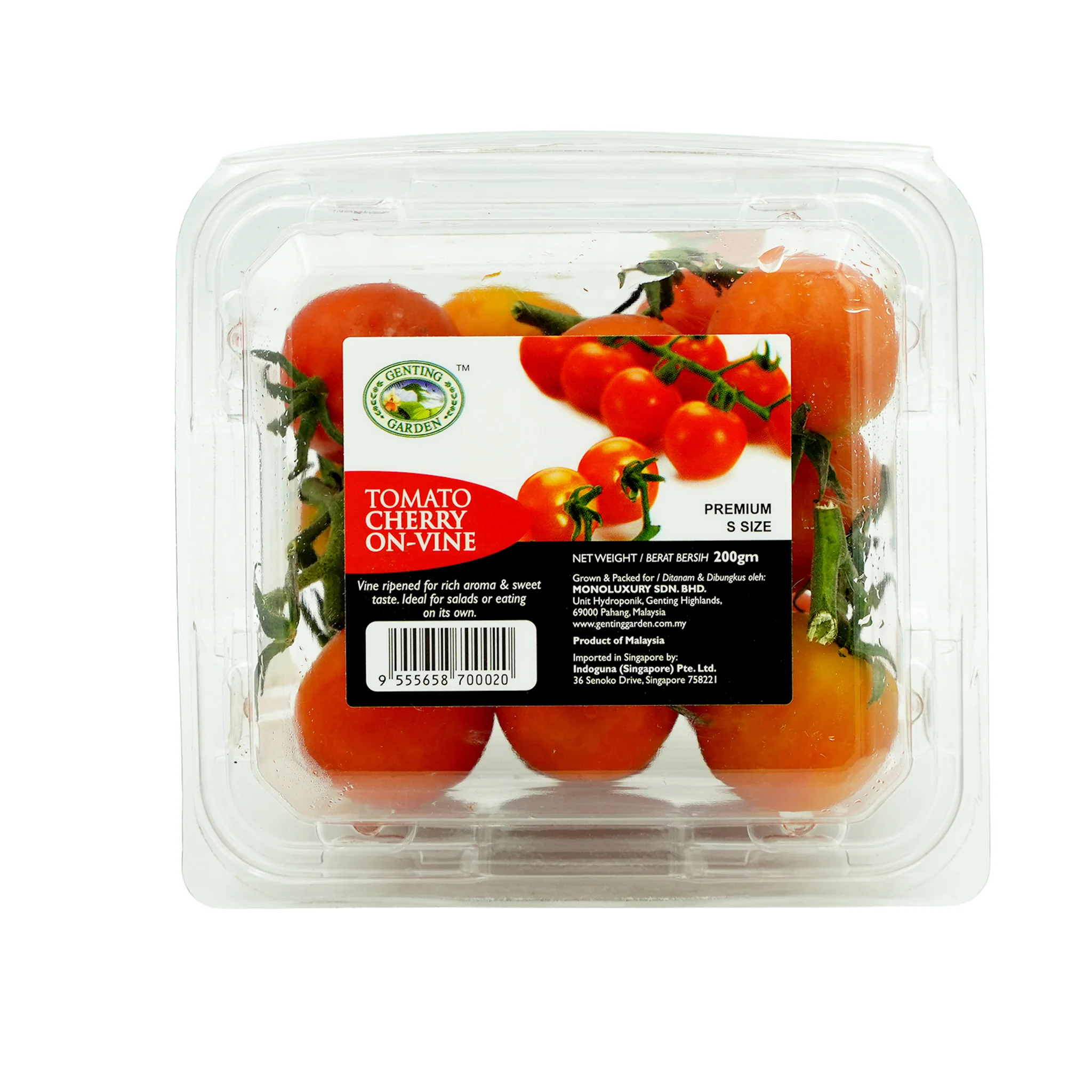 Genting Garden On Vine Cherry Tomato (Malaysia) 200g - Image 2