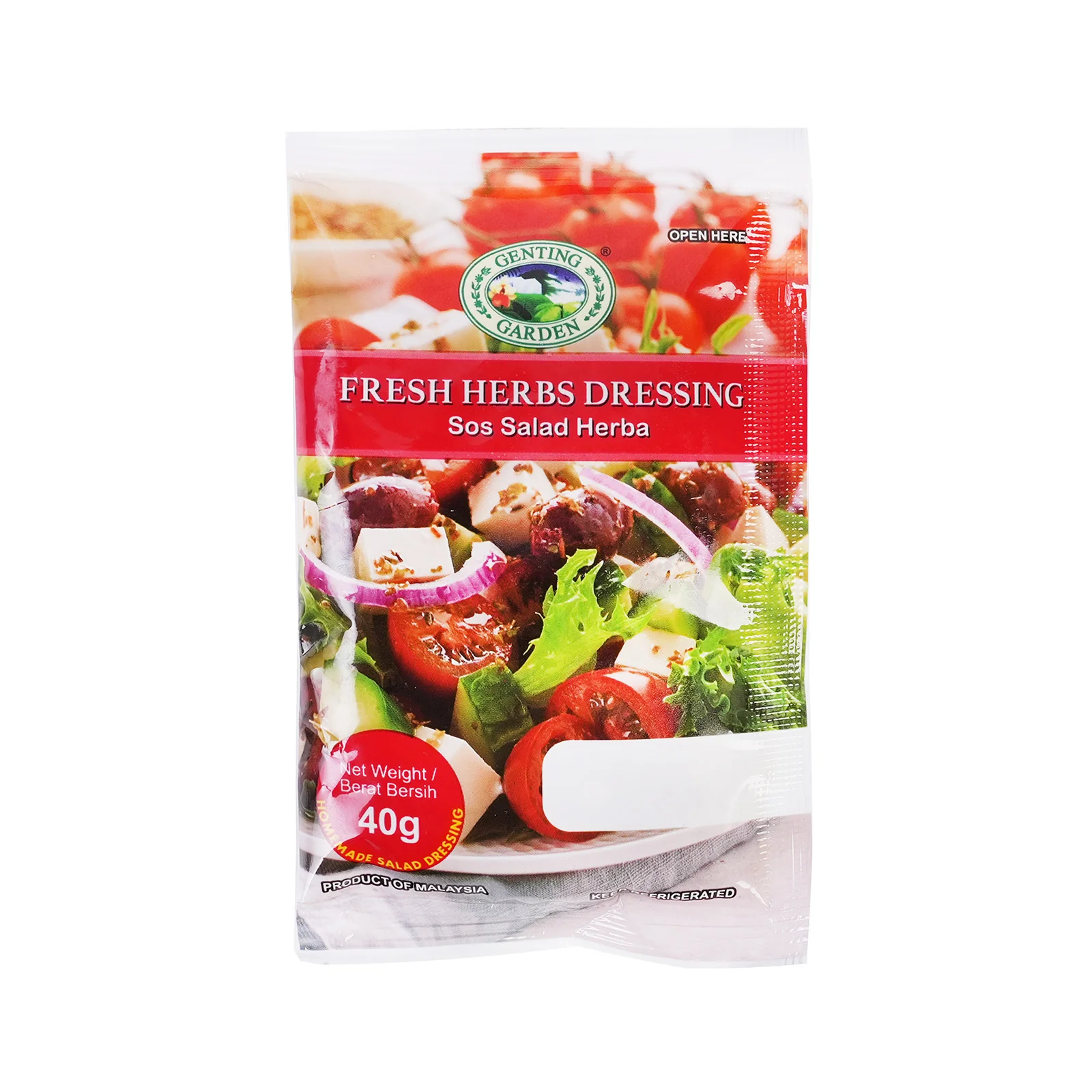 Genting Garden Fresh Herbs Salad Dressing 40g - Image 2