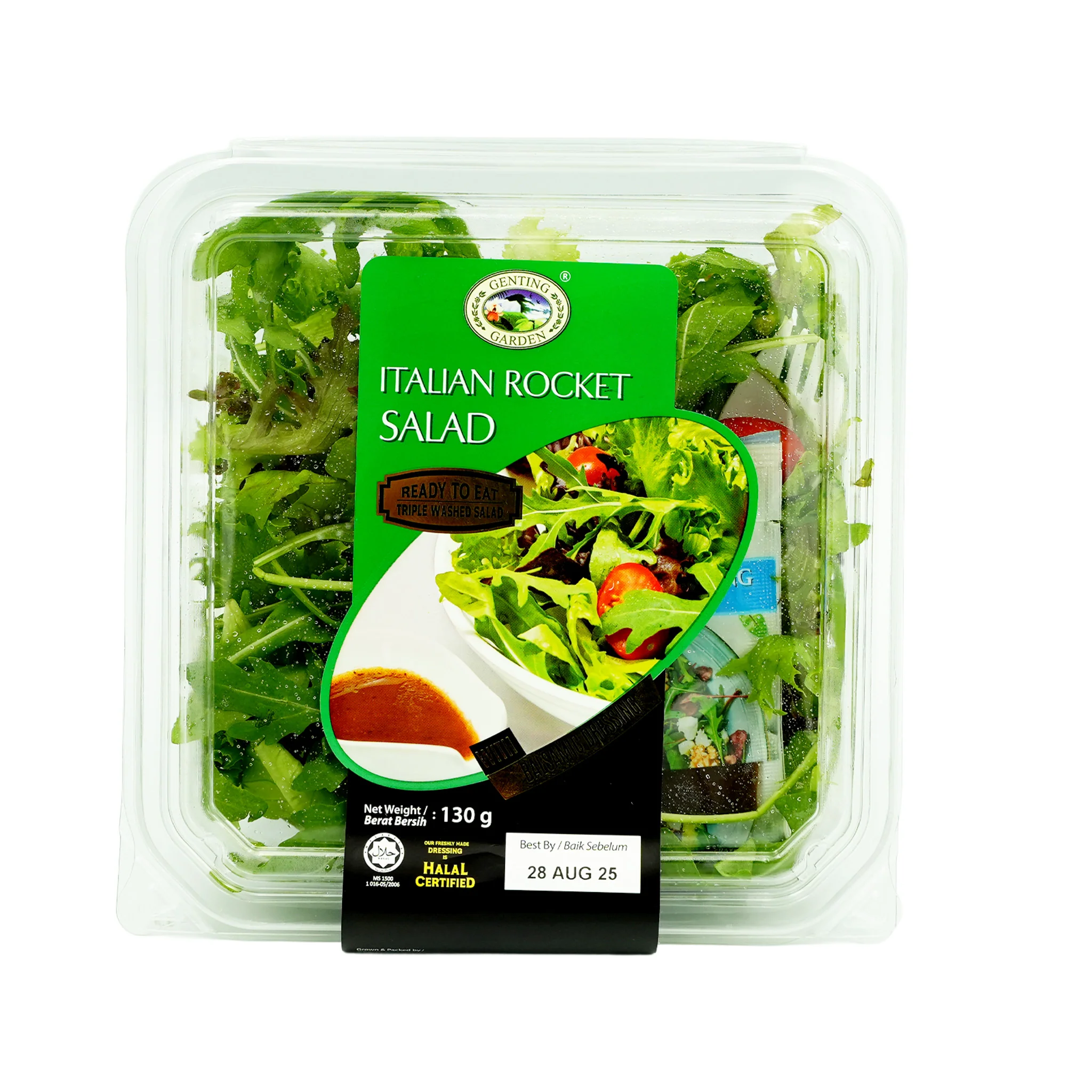 Genting Garden Ready-to-Eat Italian Rocket Salad Bowl 130g - Image 2