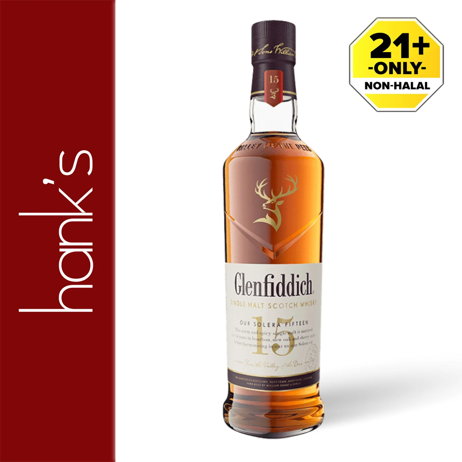 Glenfiddich 15 Years Old Whisky 700ml - Image 2