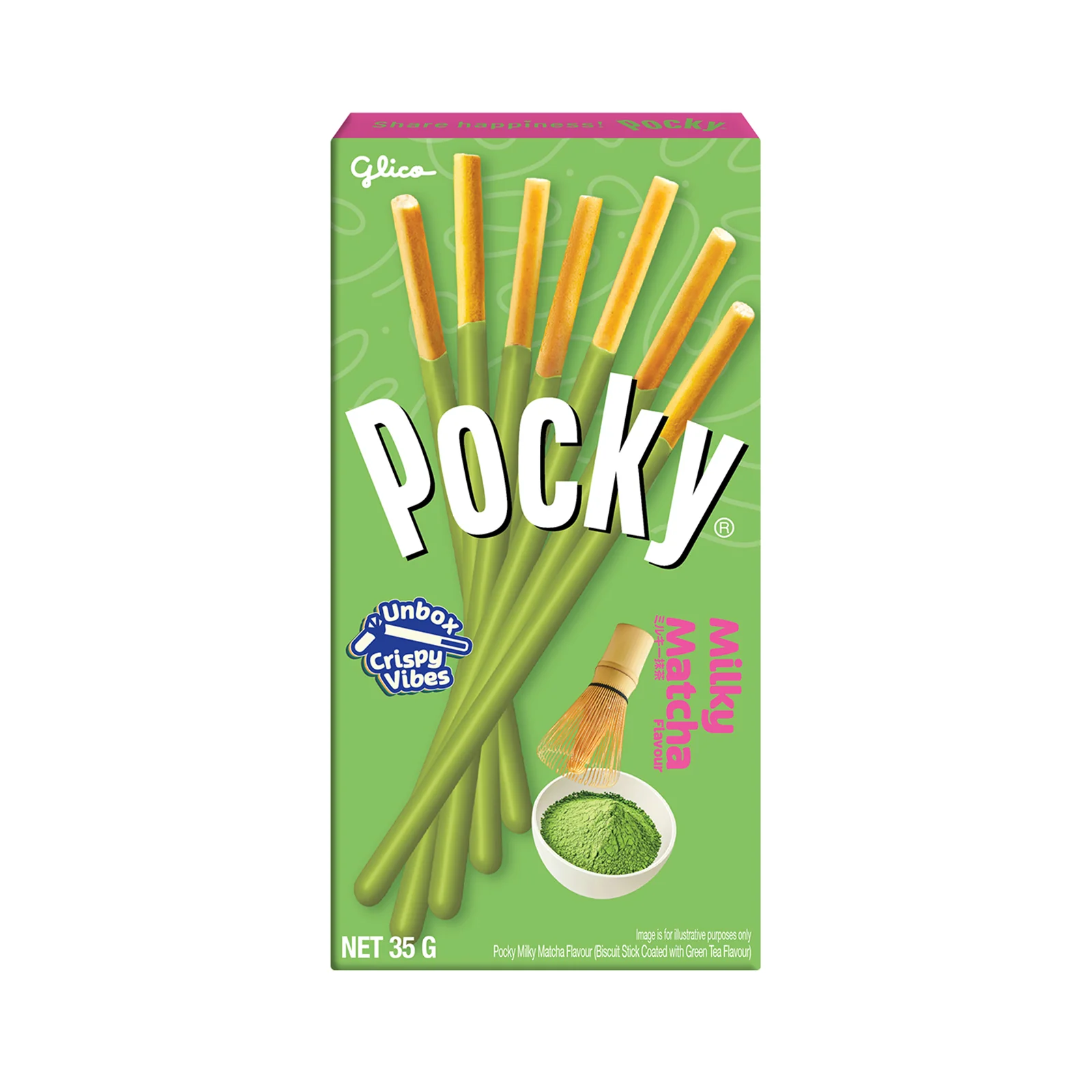 Glico Pocky Green Tea 35g - Image 2