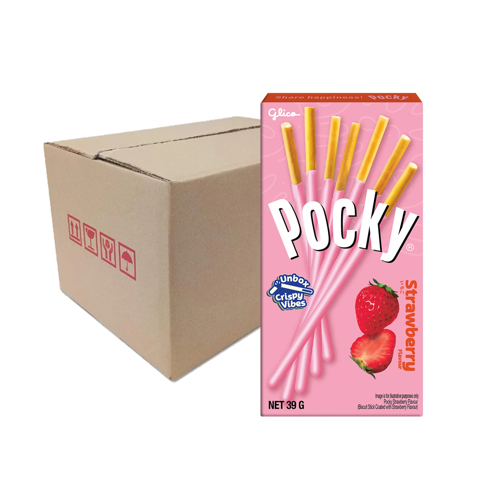 Glico Pocky Strawberry Flavour 25g - Image 3