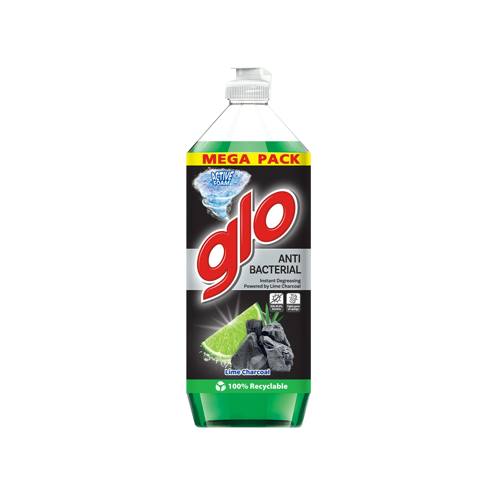 Glo Charcoal Dishwashing Liquid 1.2L - Image 2