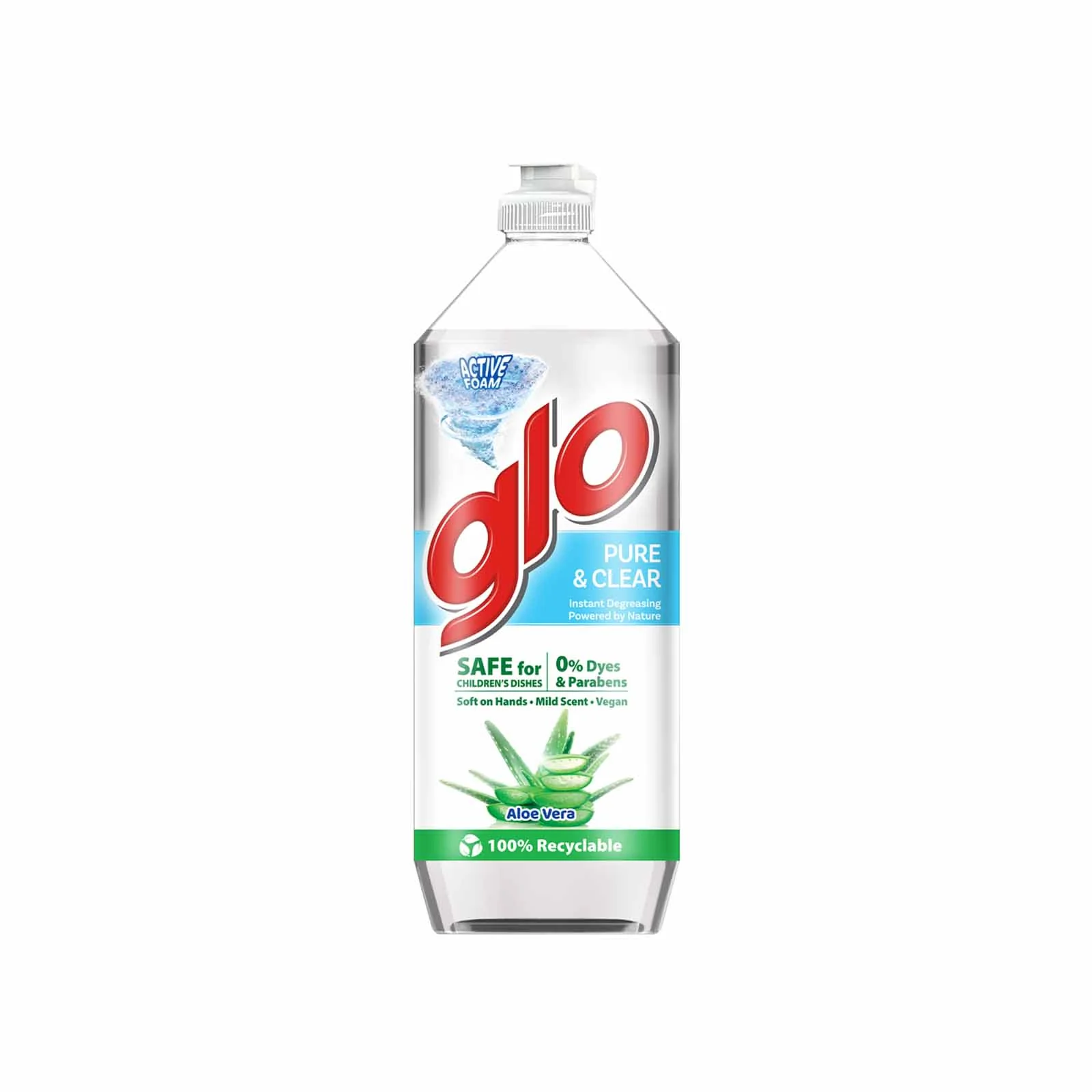 Glo Pure and Clear Aloe Vera Dishwashing Liquid 800ml - Image 2