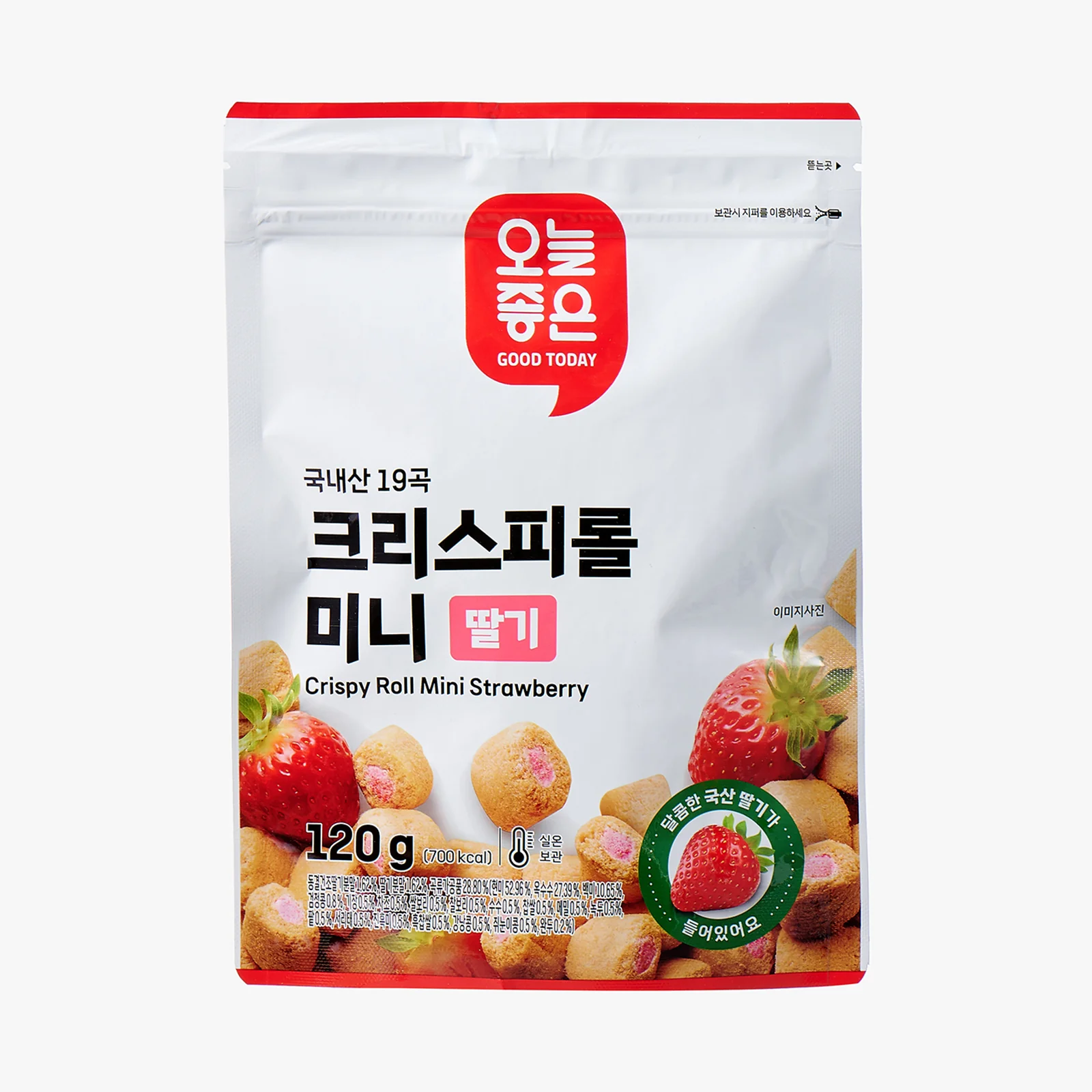 Good Today Crispy Roll Mini Strawberry 120g
