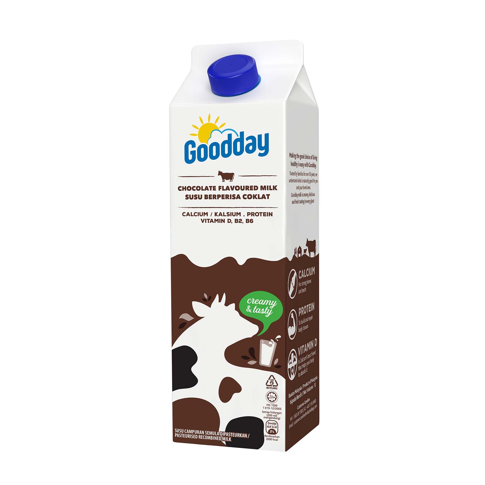 Goodday Chocolate Milk 1L - Image 2