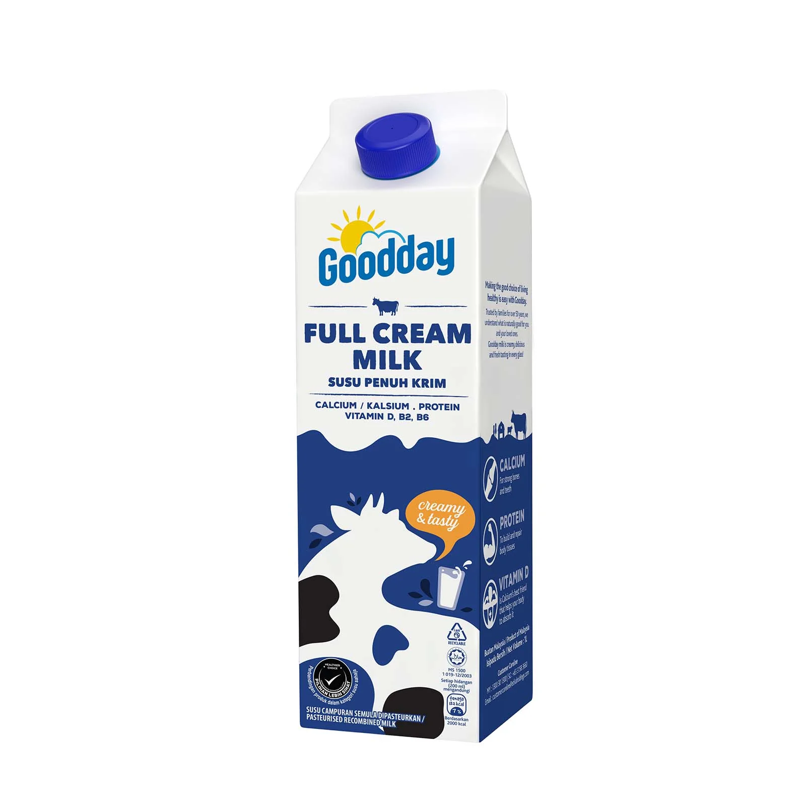 Goodday Full Cream Milk 1L - Image 2
