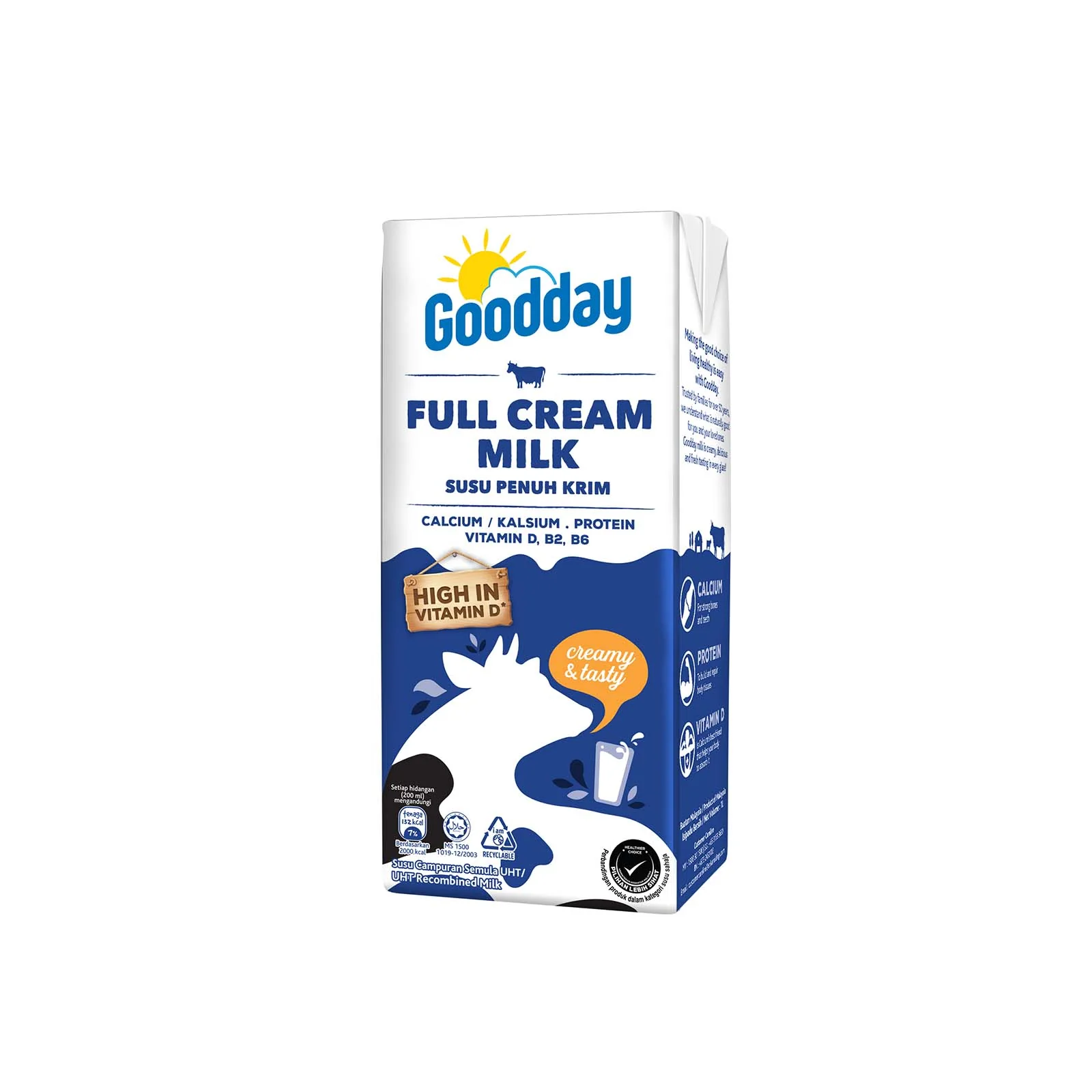 Goodday UHT Full Cream Milk 1L - Image 2