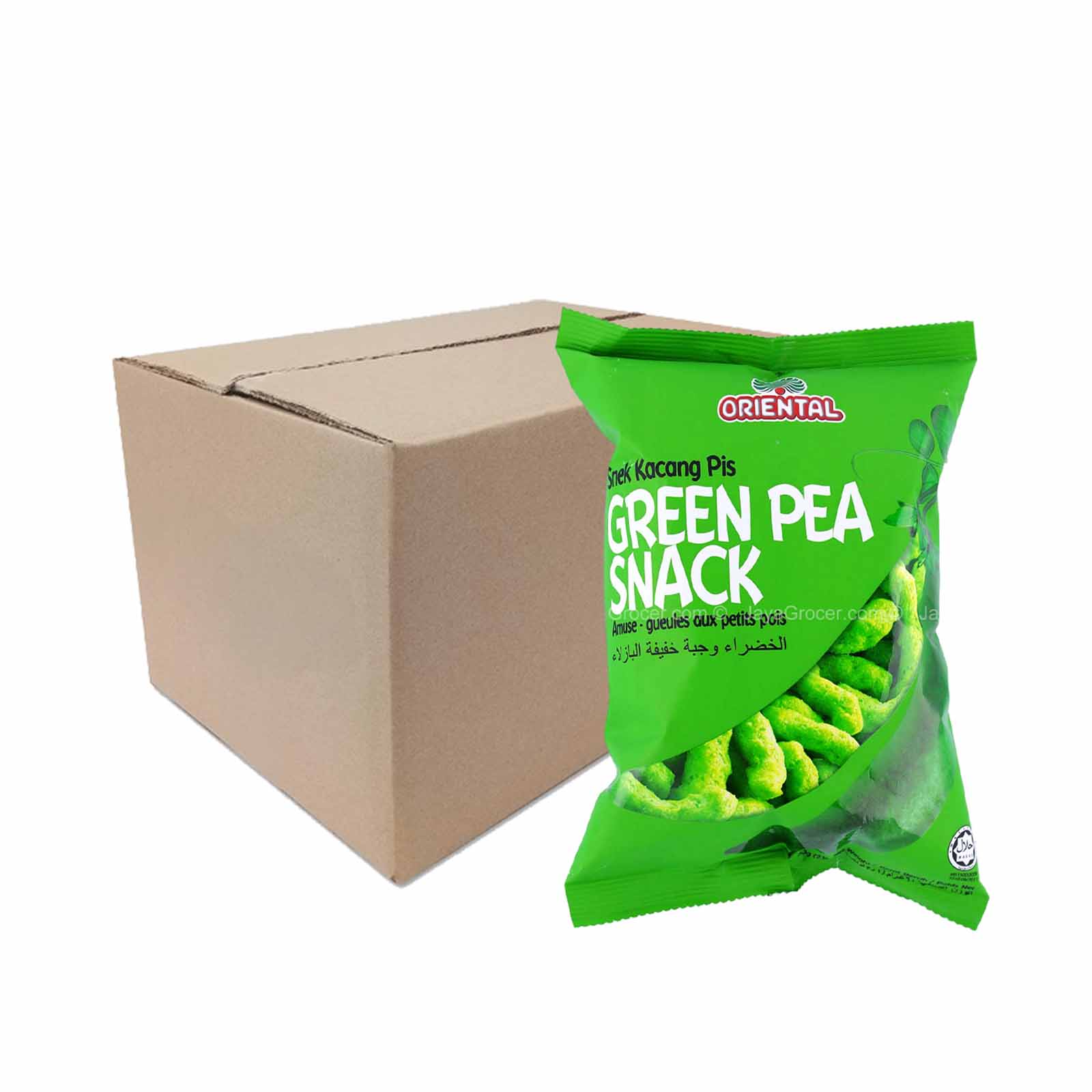 Oriental Green Pea Snacks 60g - Image 2
