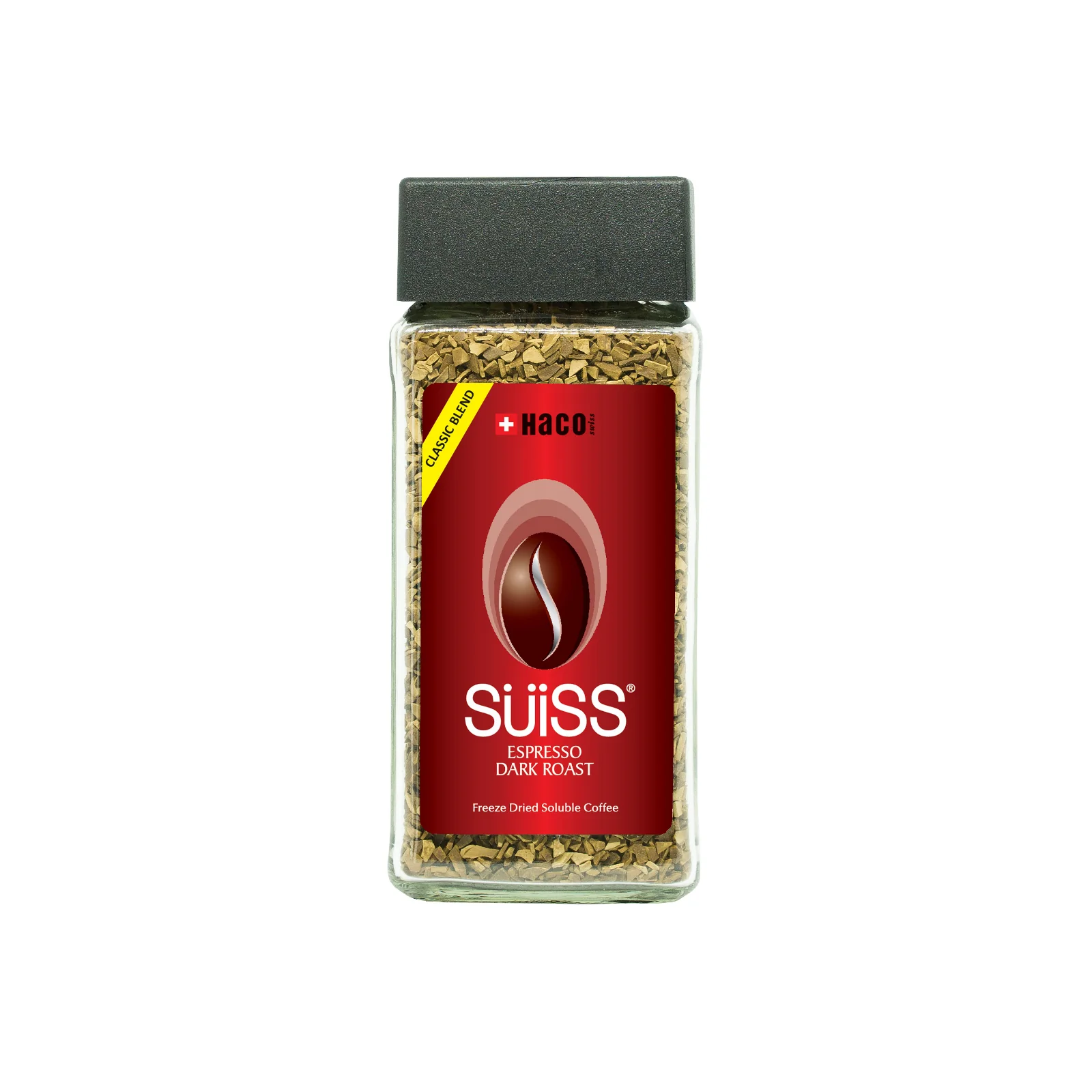 Haco Suiss Espresso Dark Roast Coffee 100g - Image 2