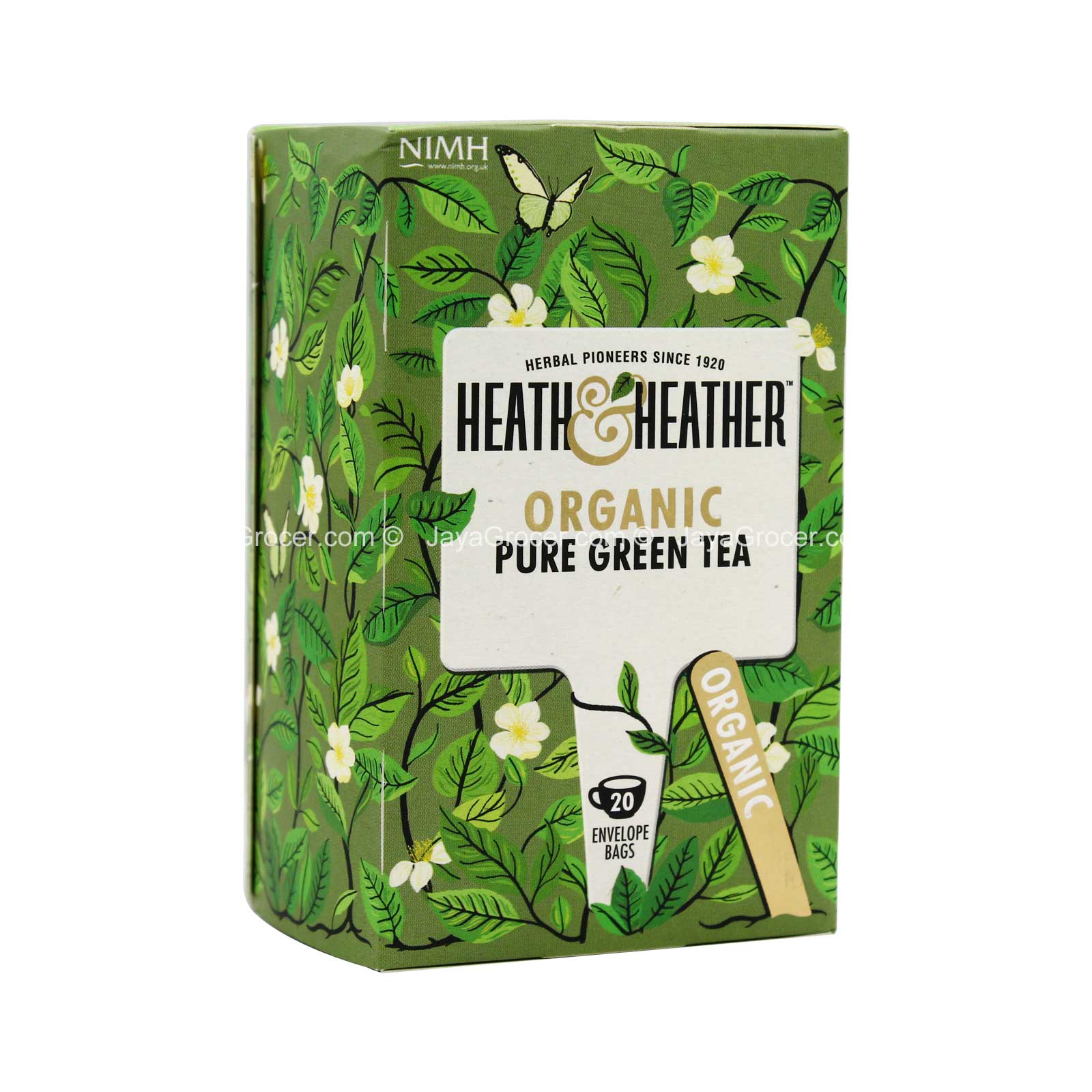 Heath and Heather Organic Green Tea Bag 20pcs/pack - Image 2