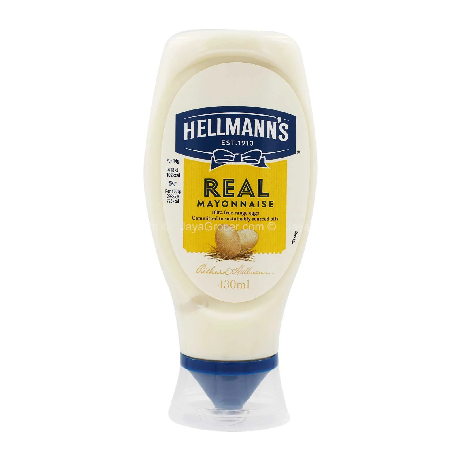 Hellmann's Real Mayonnaise 430ml - Image 2