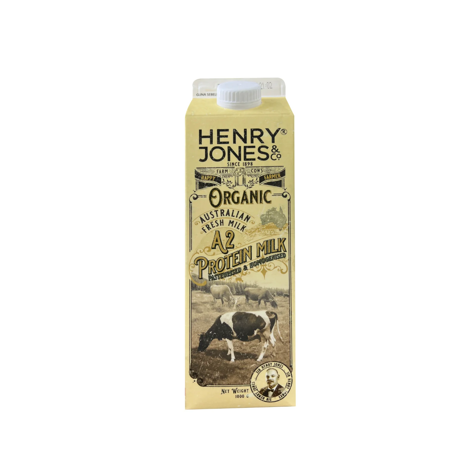 Henry Jones Organic A2 Protein Milk 1L - Image 2