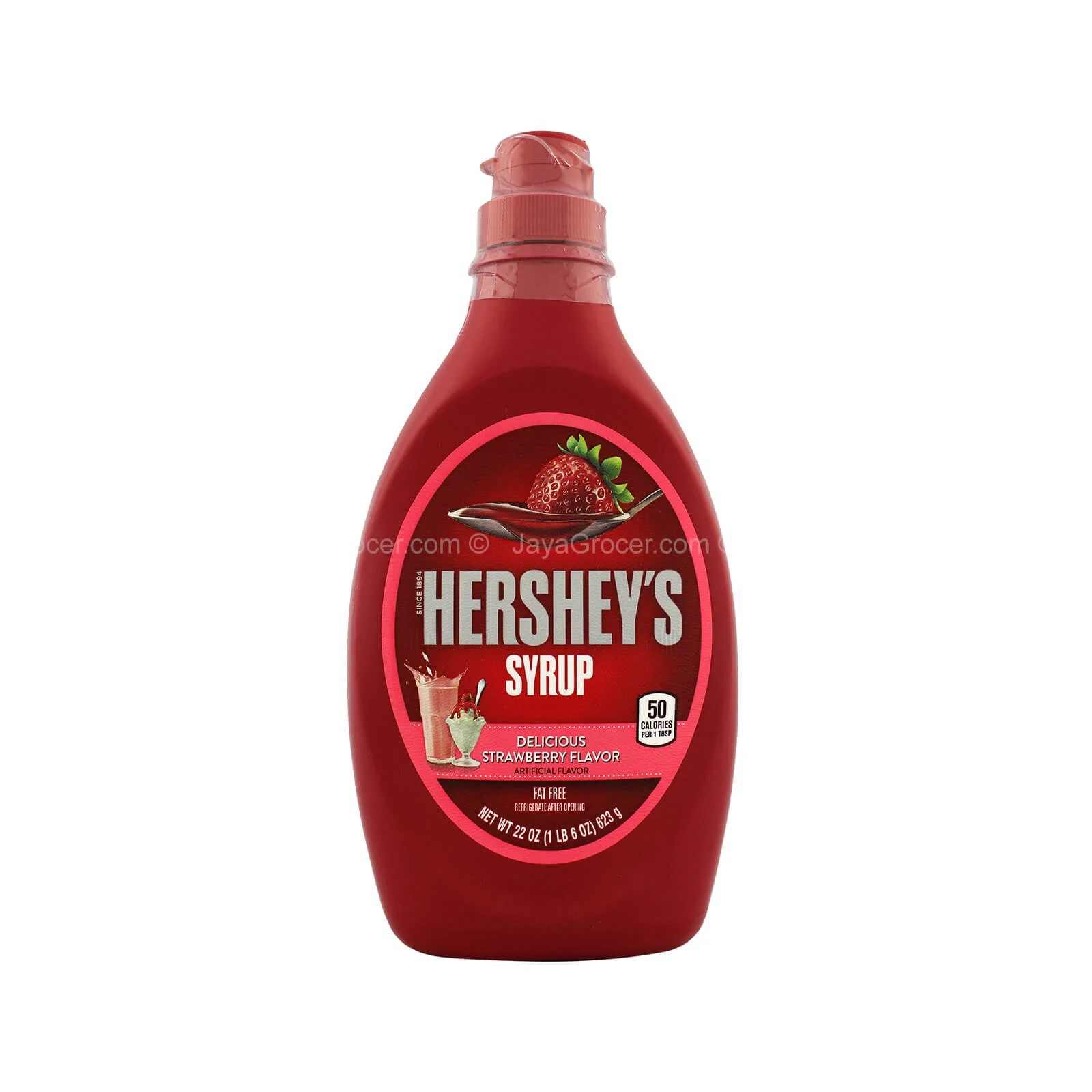 Hershey's Delicious Strawberry Syrup 623g - Image 2