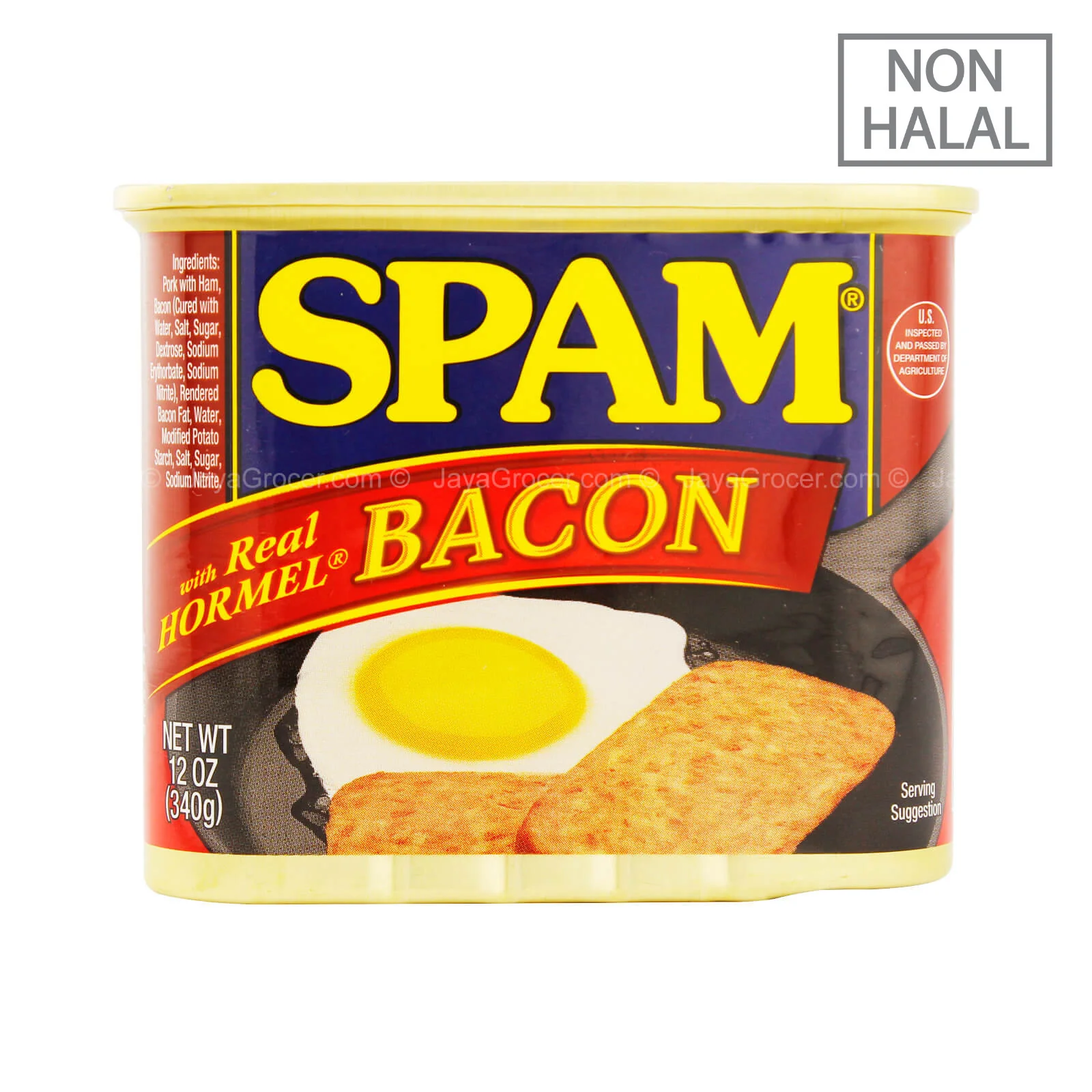 [NON-HALAL] Hormel Spam Luncheon Meat with Bacon 340g - Image 2