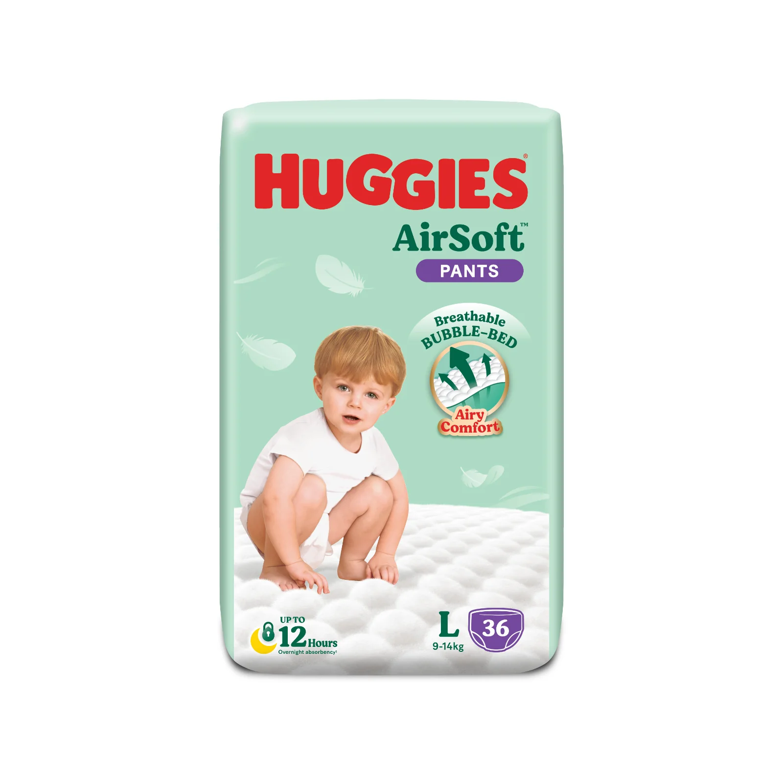 Huggies Airsoft Super Jumbo Pants Large 36sheets - Image 2