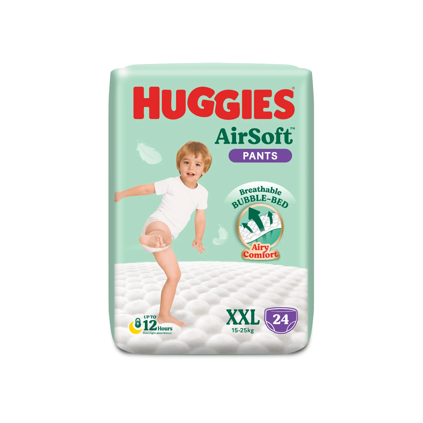 Huggies Airsoft Pants Super Jumbo Pants Extra Extra Large 24sheets - Image 2