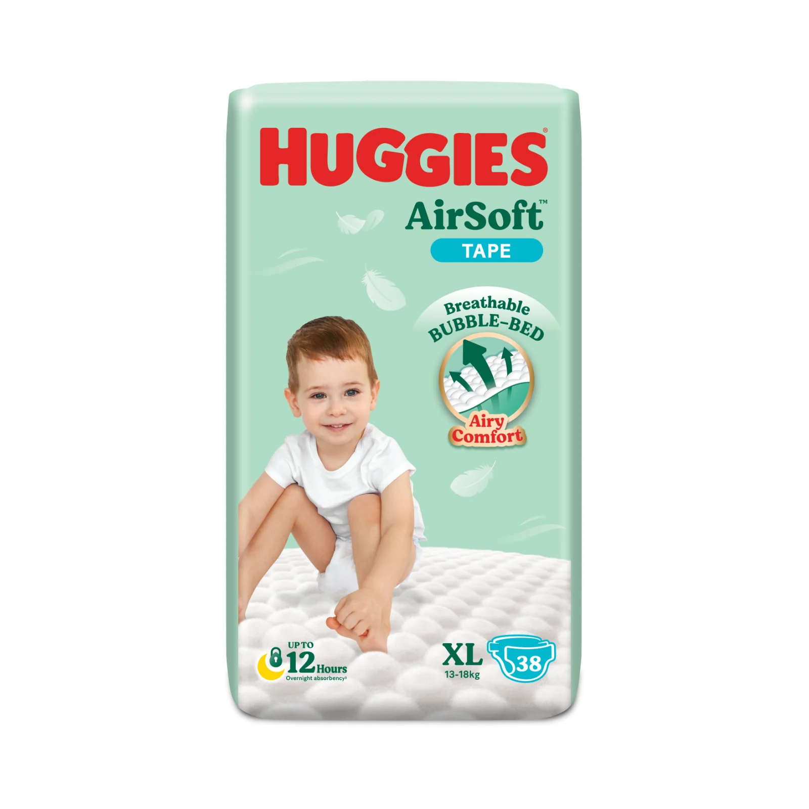 Huggies Diapers Airsoft SJP (Extra Large) 38sheets