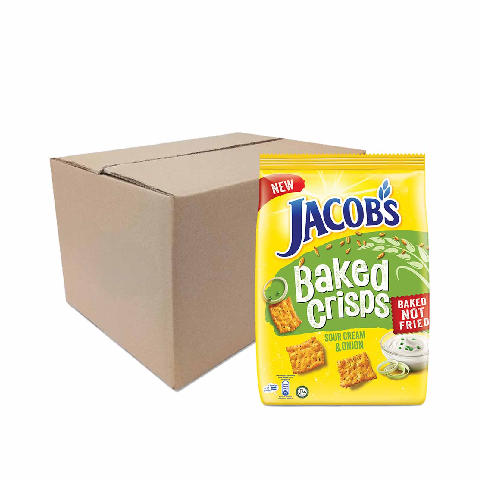 Jacobs Baked Crisp Sour Cream Flavour 229g - Image 2