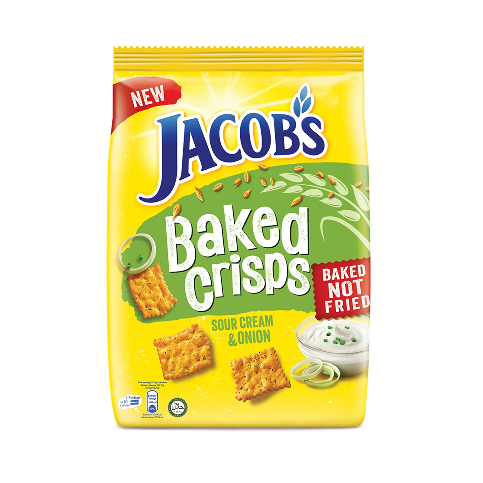 Jacobs Baked Crisp Sour Cream Flavour 229g - Image 3