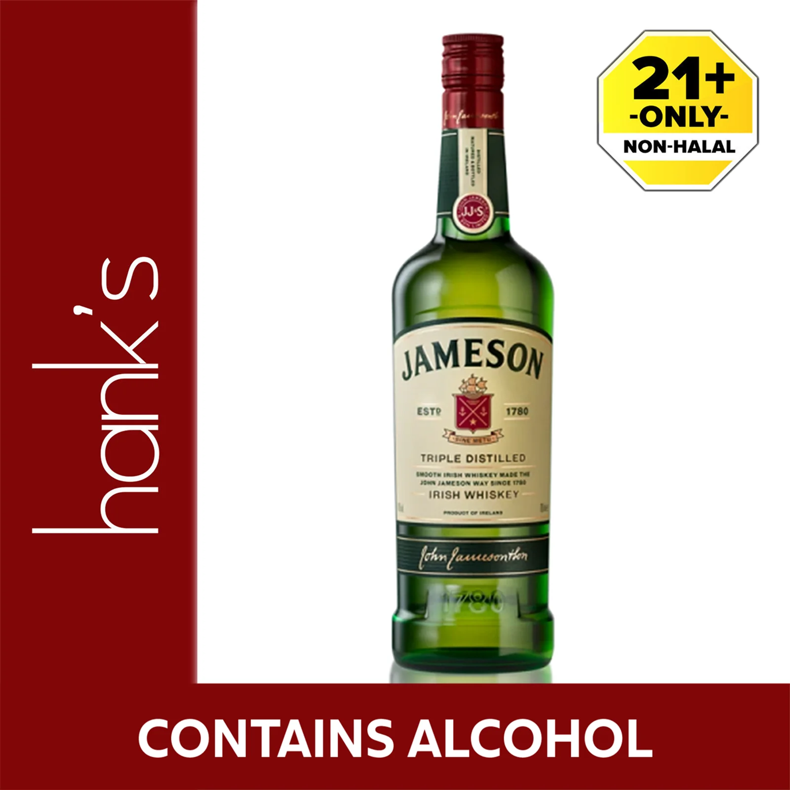 John Jameson Whiskey 700ml - Image 2