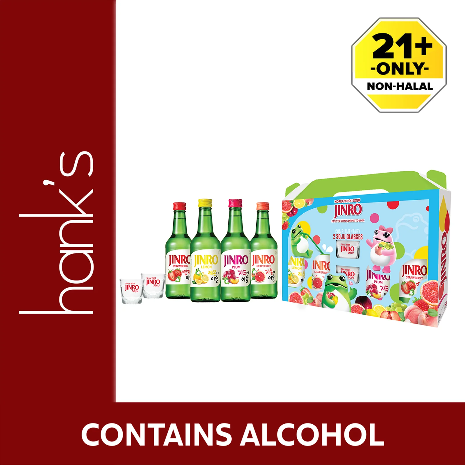 Jinro Mixed Soju Gift Pack 360ml x 4
