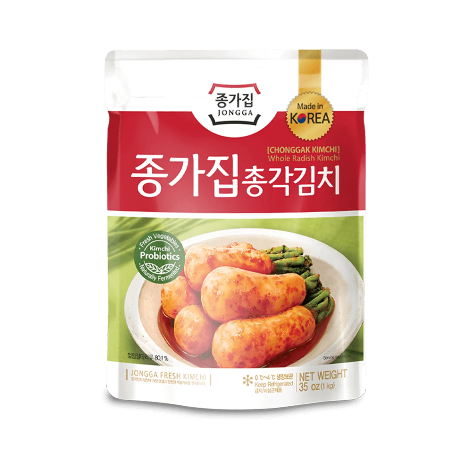 Jongga Chonggak Kimchi 500g - Image 2
