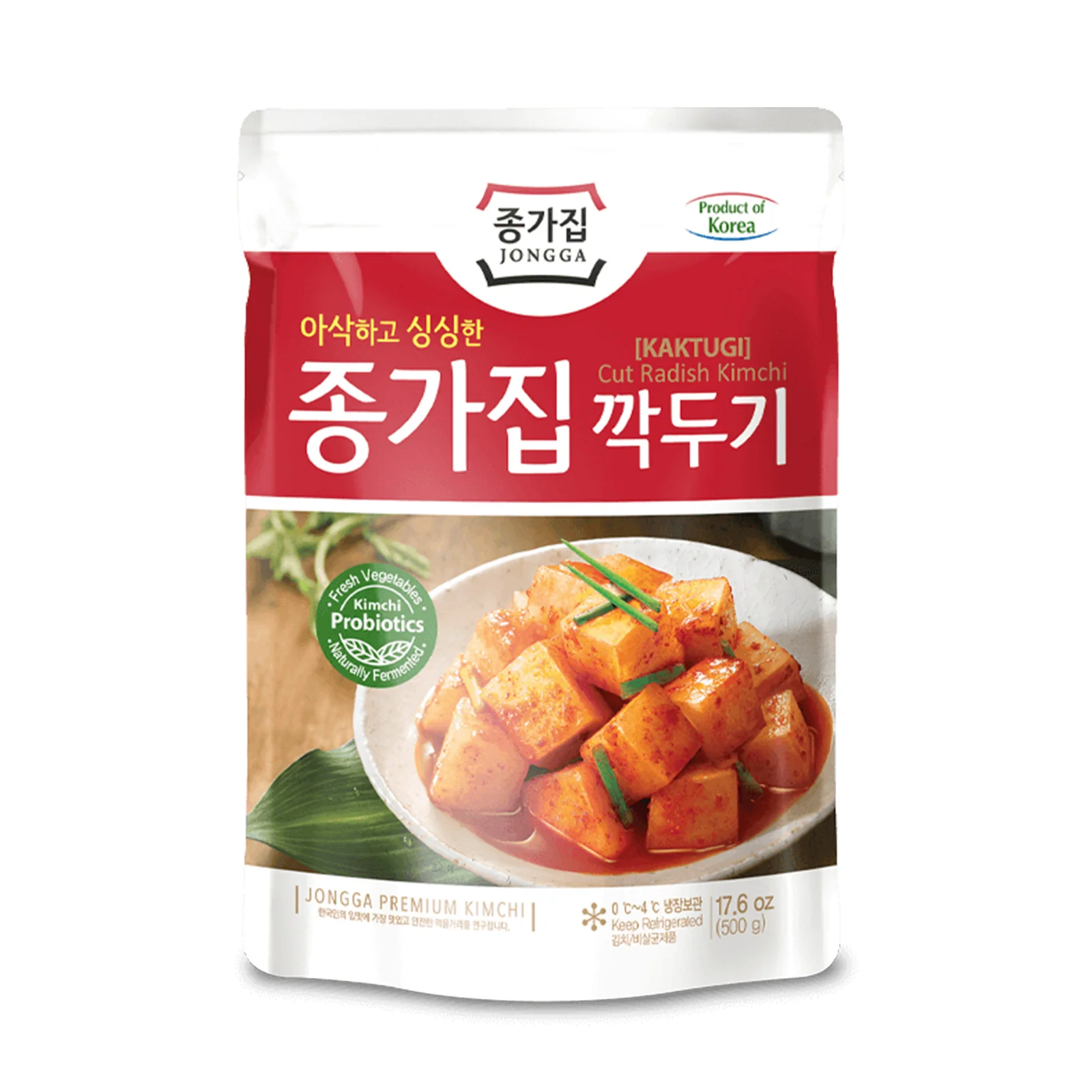 Jongga Kaktugi Kimchi 500g - Image 2