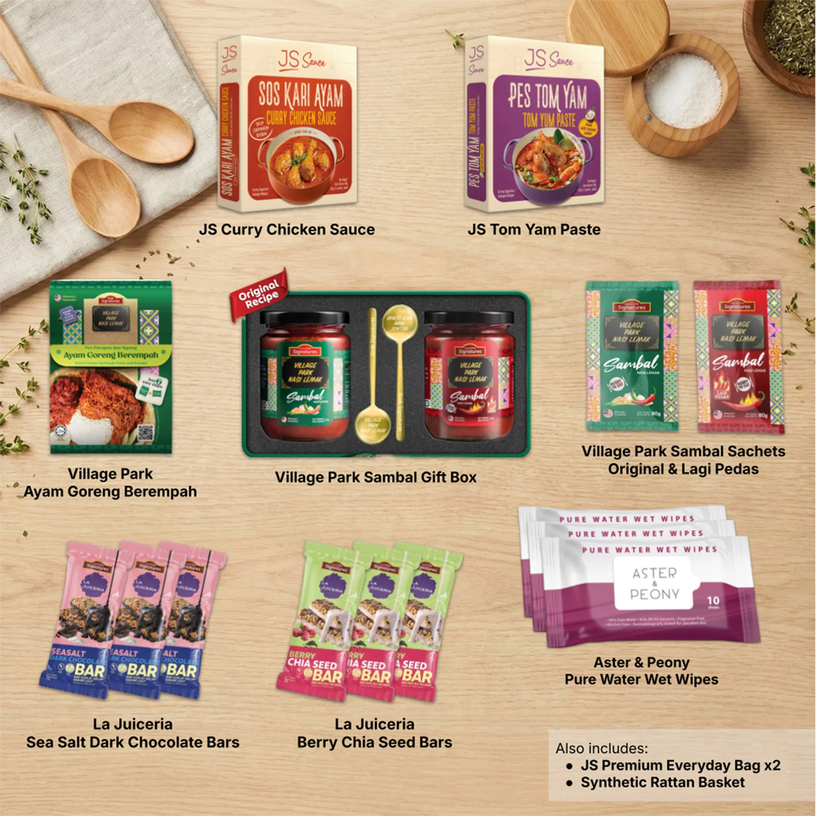 JS Gifts Foodie Hamper Set A 1pack - Image 2
