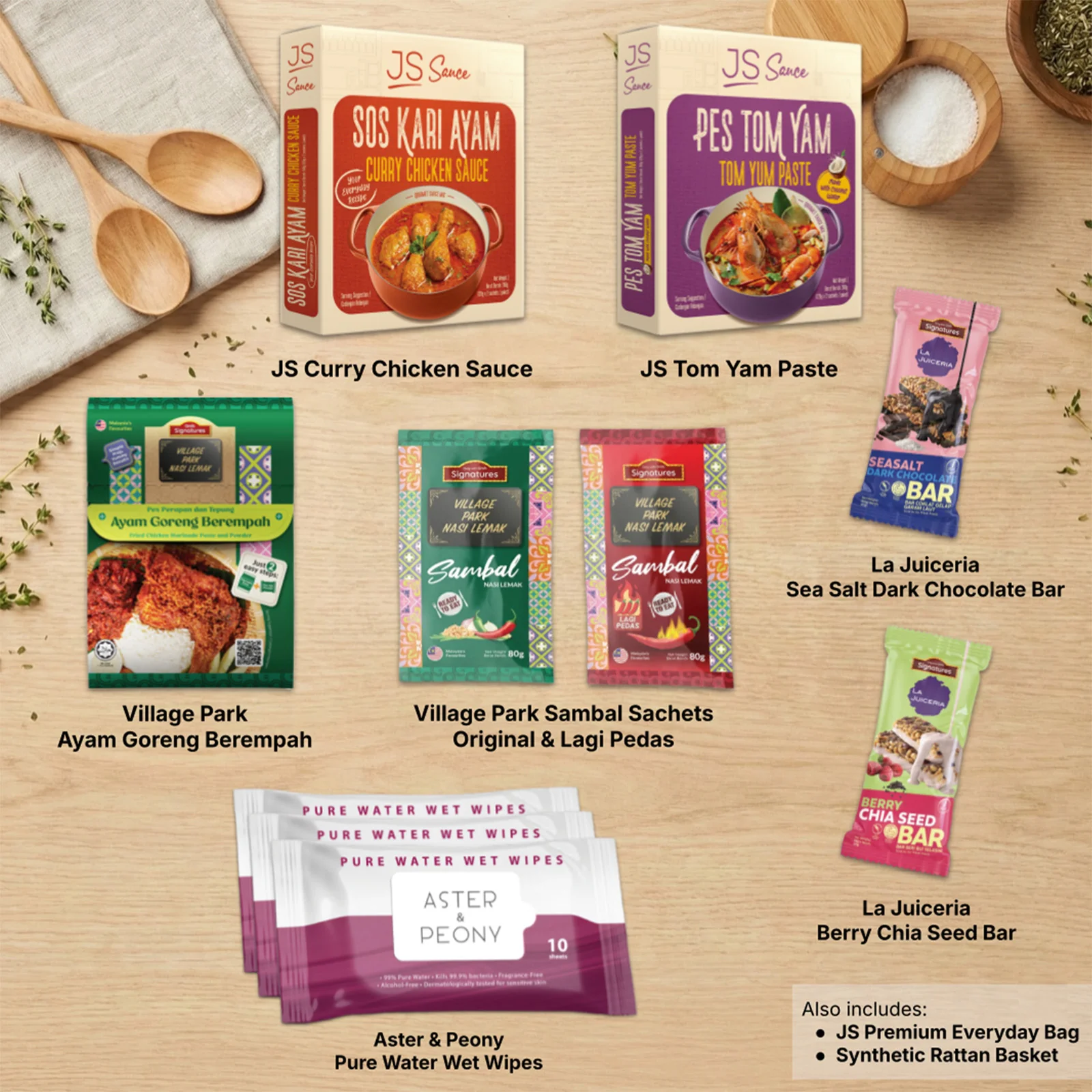 JS Gifts Foodie Hamper Set B 1pack - Image 2