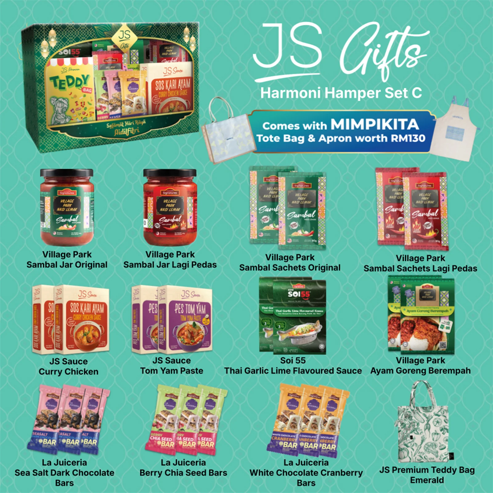 JS Gifts Harmoni Hamper Set C - Image 2