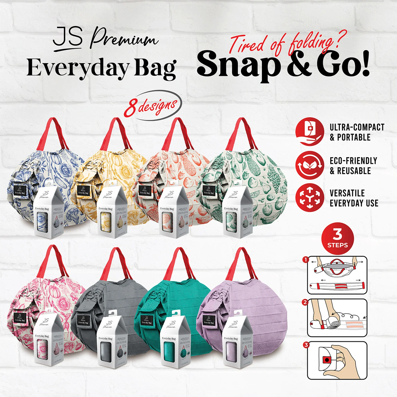 JS Premium Everyday Bag Mustard Yellow - Image 3