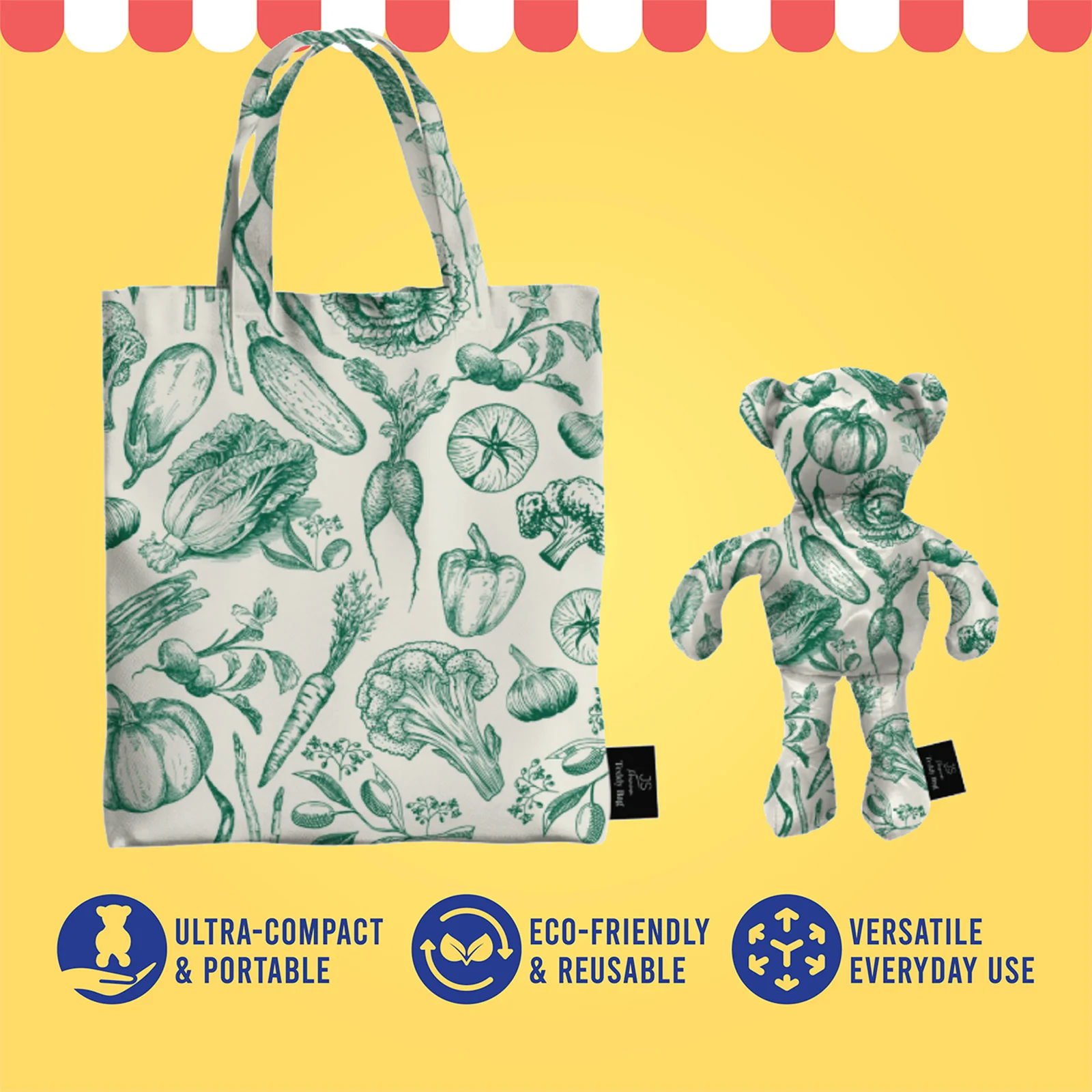 JS Premium Teddy Bag Emerald