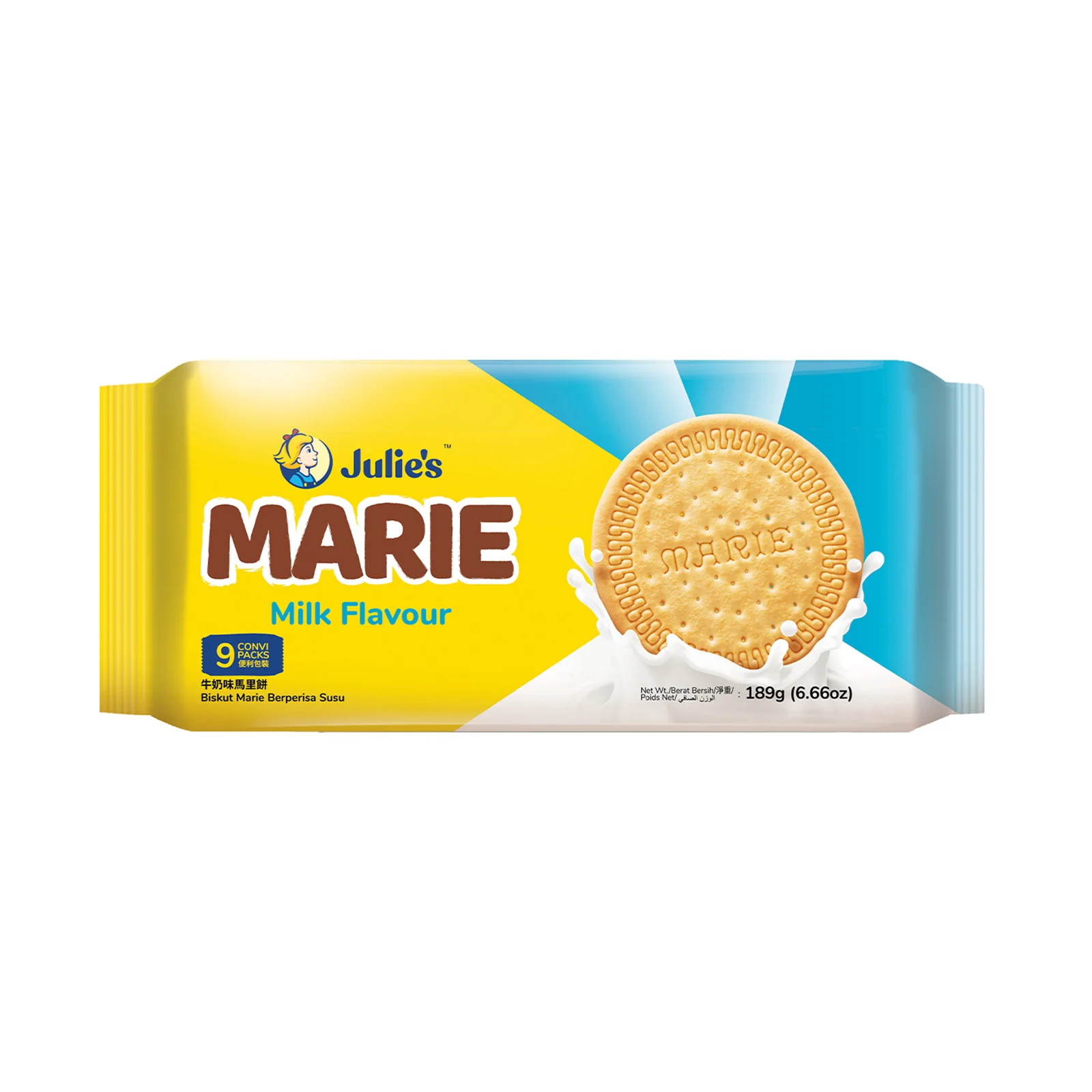Julies Big Marie Milk Biscuits 189g - Image 2