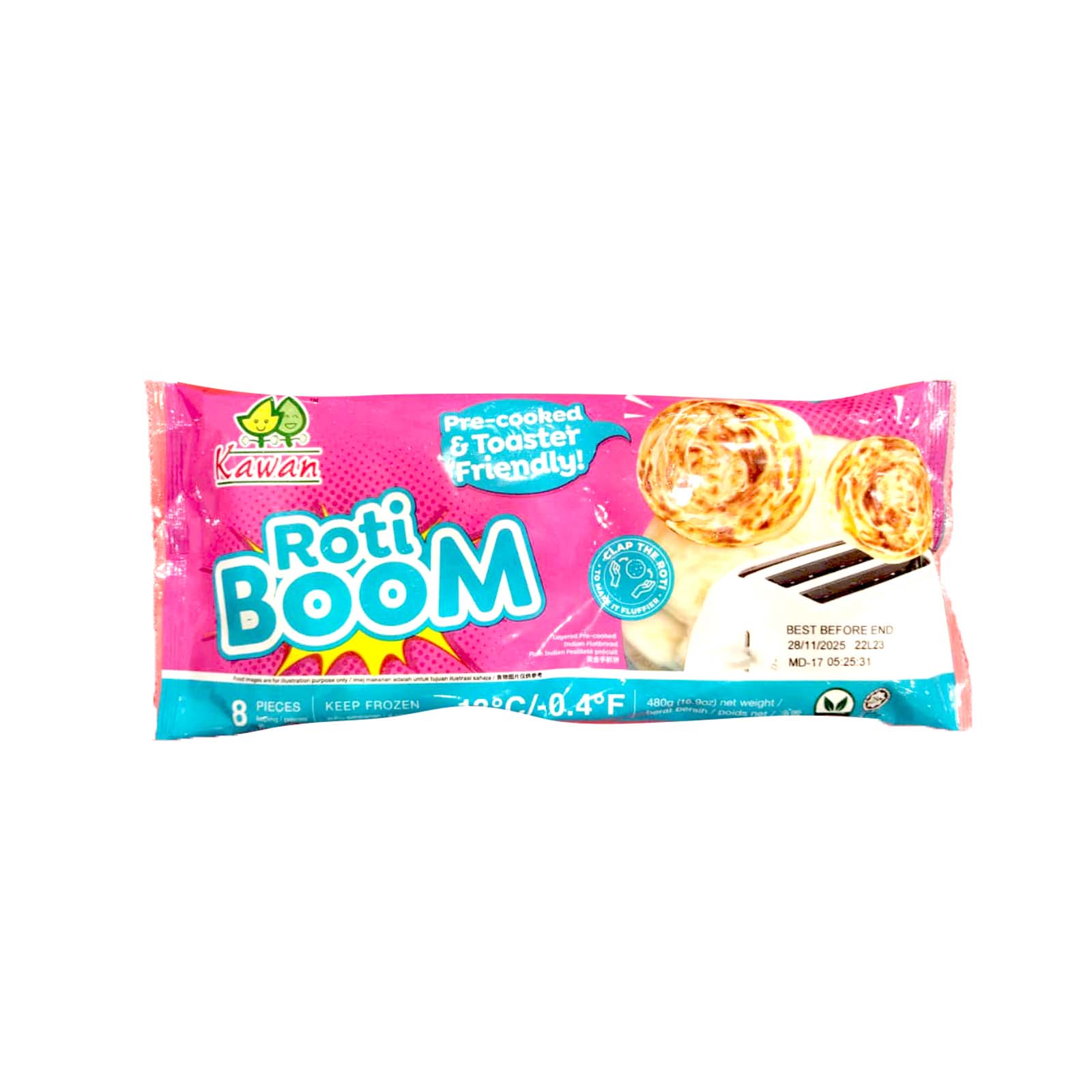 Kawan Frozen Roti Boom 480g - Image 2