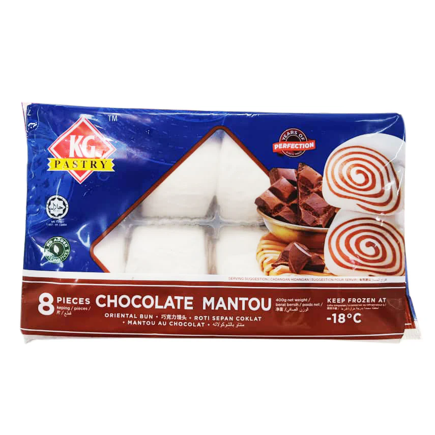 KG Pastry Mantou Chocolate Flavour 375g - Image 2