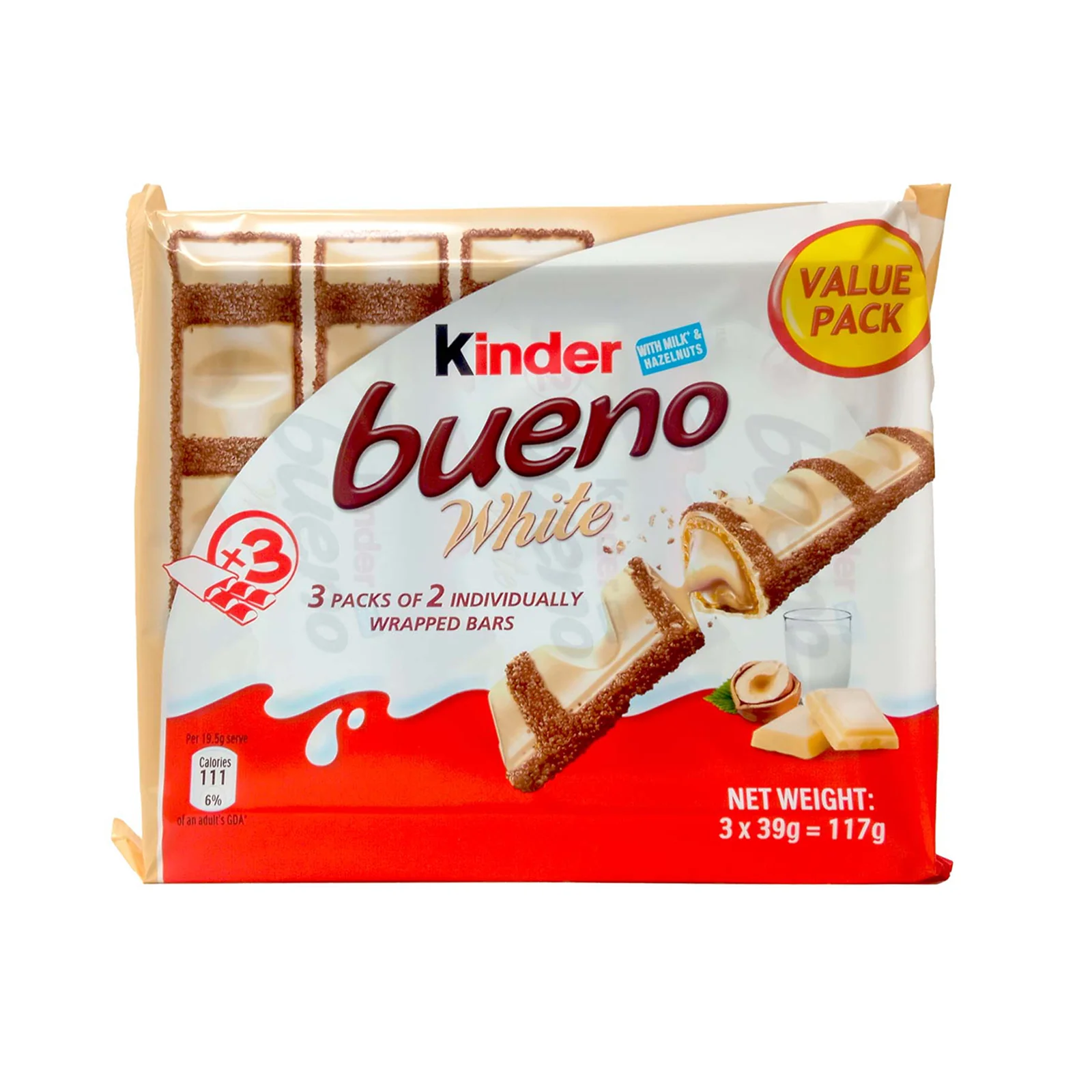 Kinder Bueno White T6 Flowpack 117g - Image 2