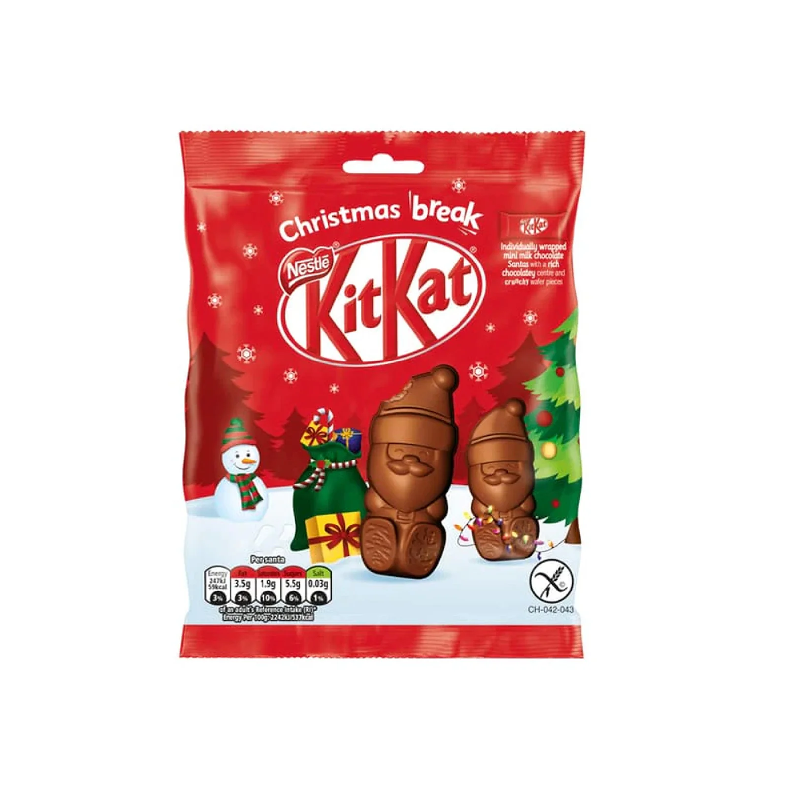 KitKat Santa Chocolate Sharing Bag 55g - Image 2