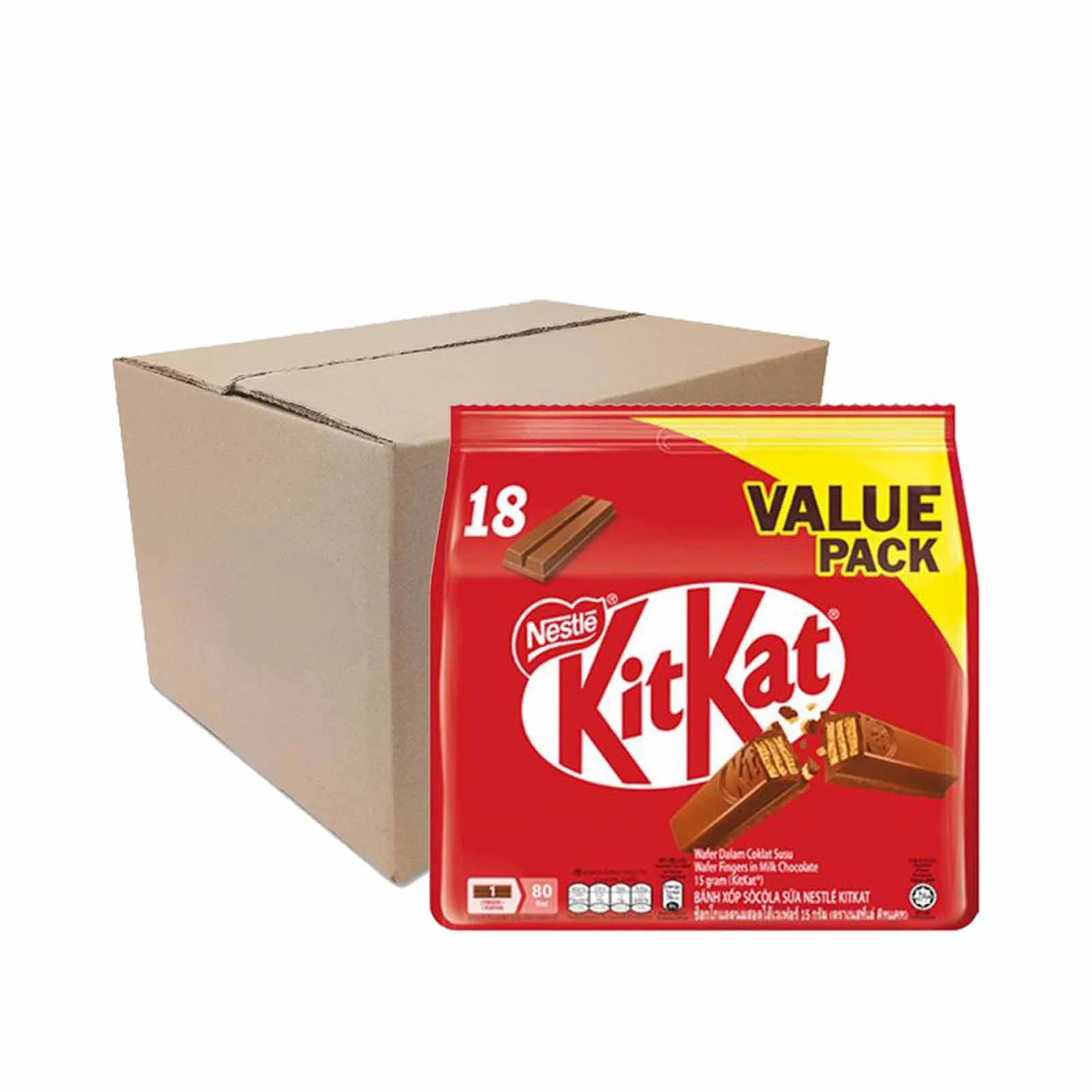 Nestle Kit Kat Sharebag Value Pack 15g x 18 - Image 2