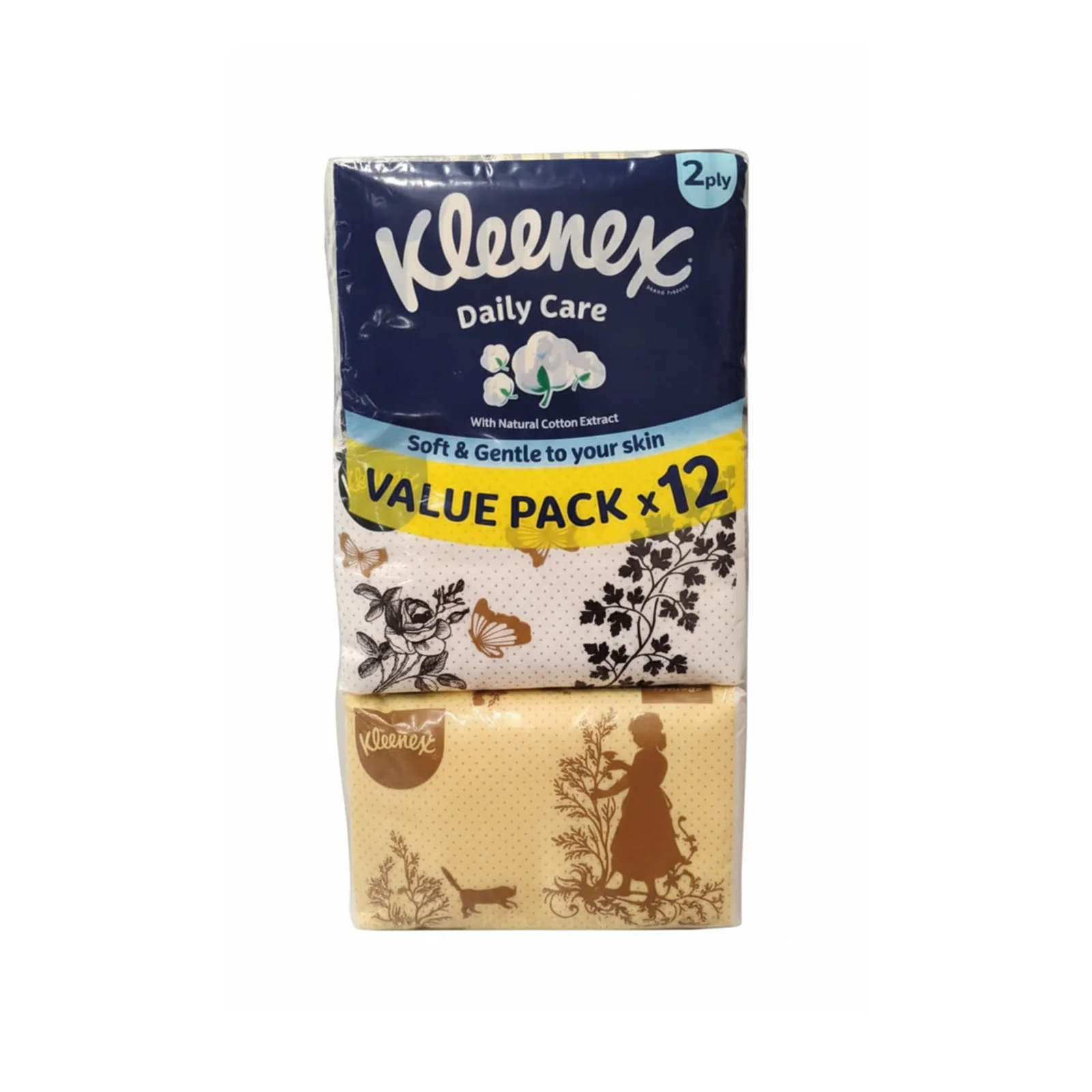 Kleenex Vintage Soft Pack Facial Tissue 50sheets (11+1) - Image 2